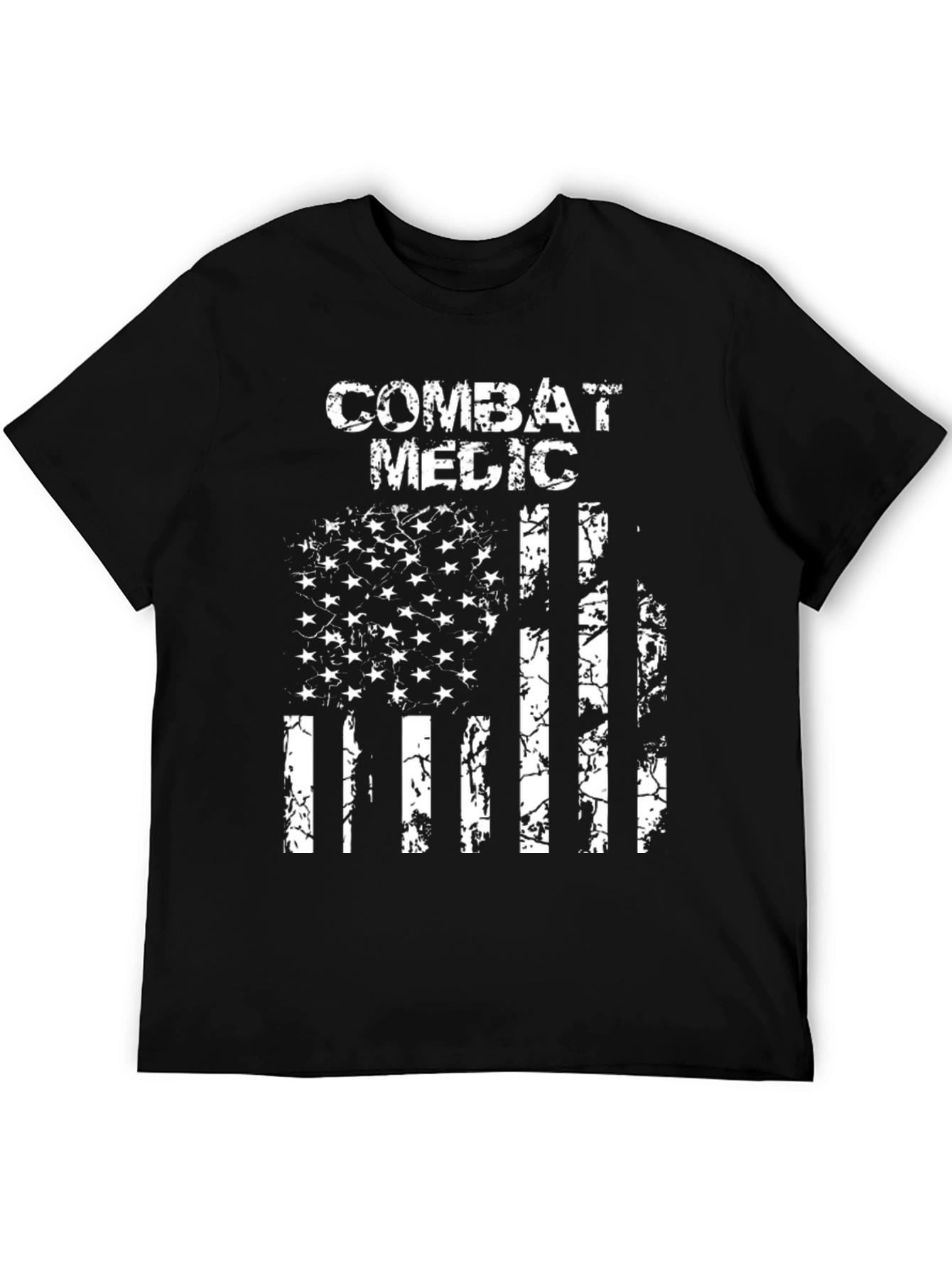 Combat Medic American Flag T-Shirt - 5