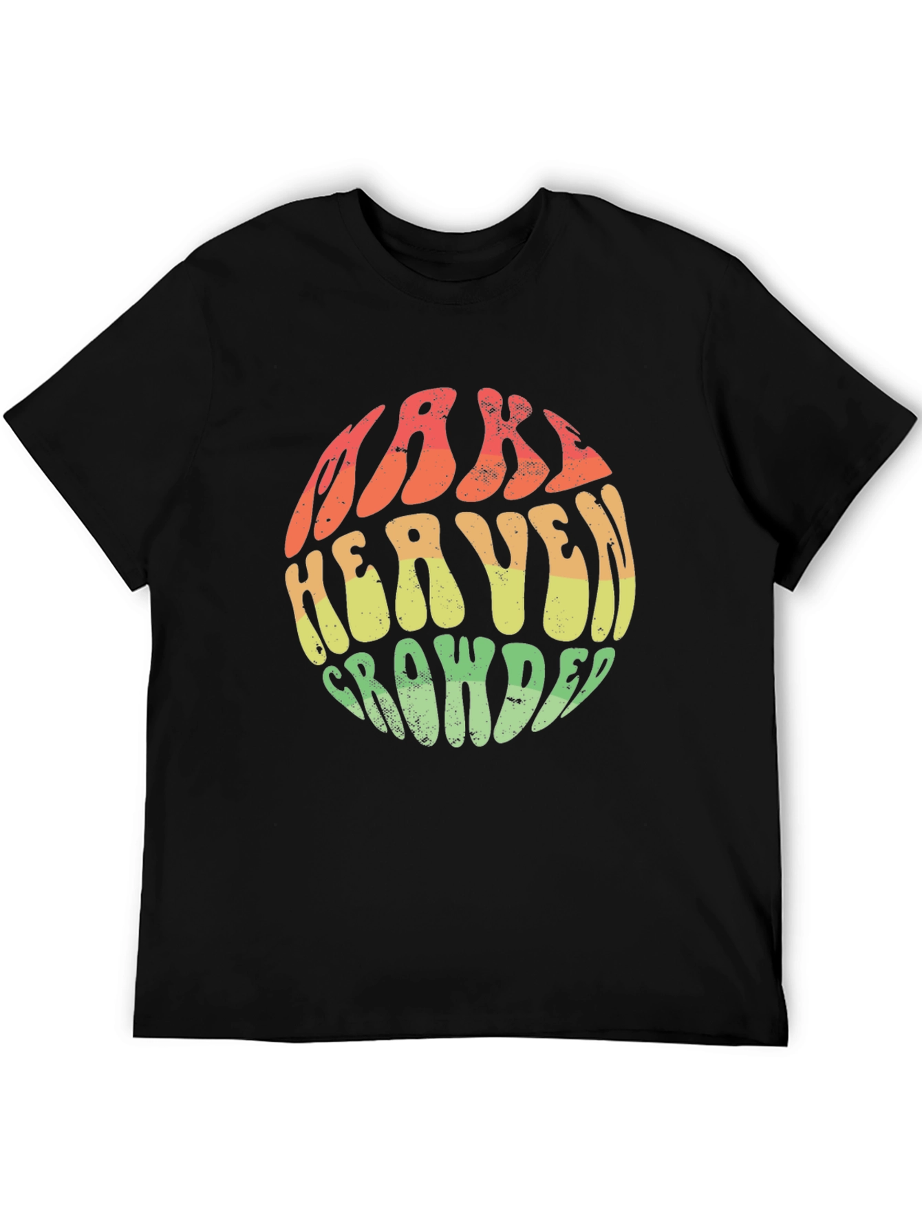 Black Make Heaven Crowded Graphic Tee view 5