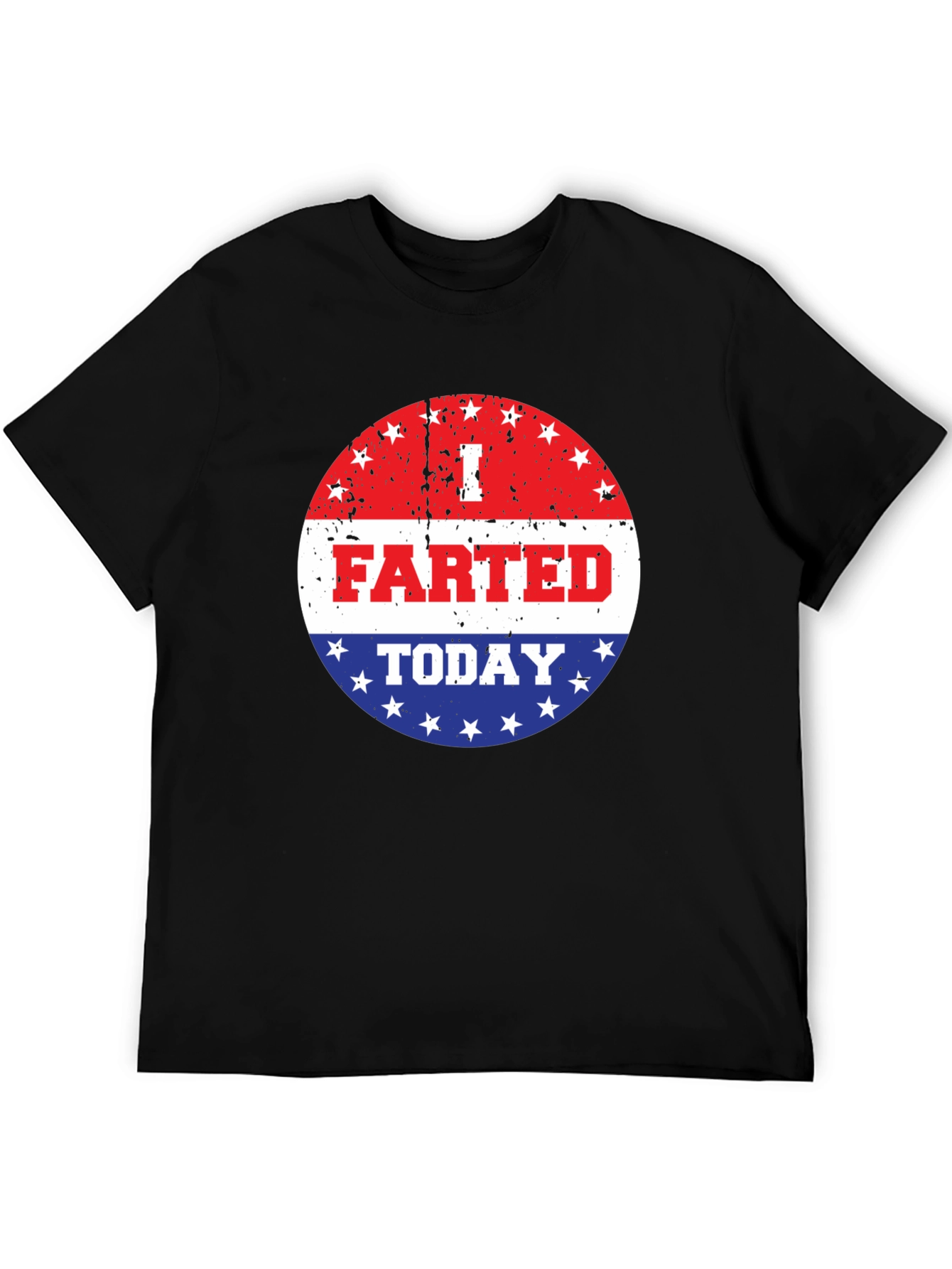 Black I Farted Today Graphic T-Shirt - Funny Slogan Tee view 5