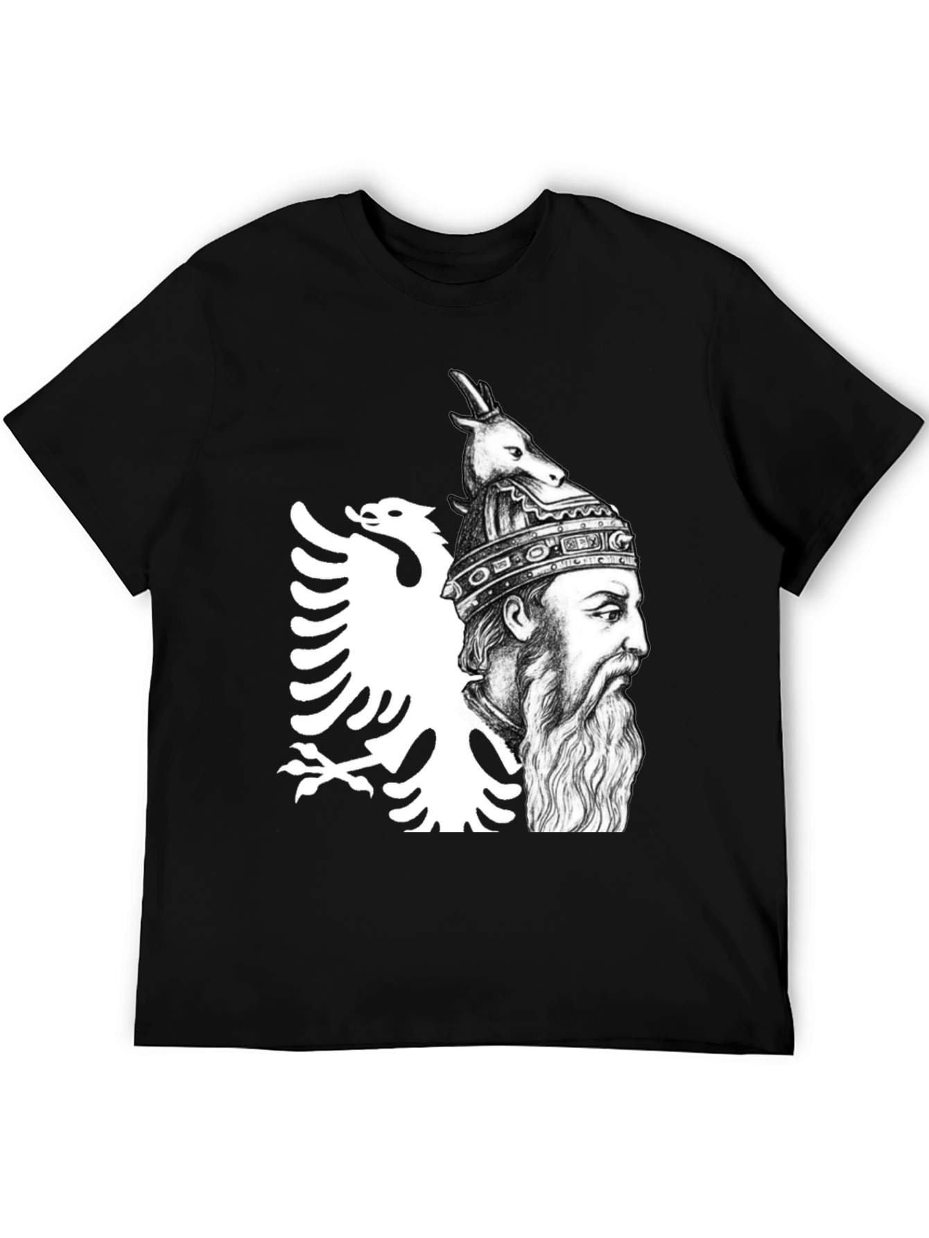 Albanian Hero Graphic T-Shirt - 5