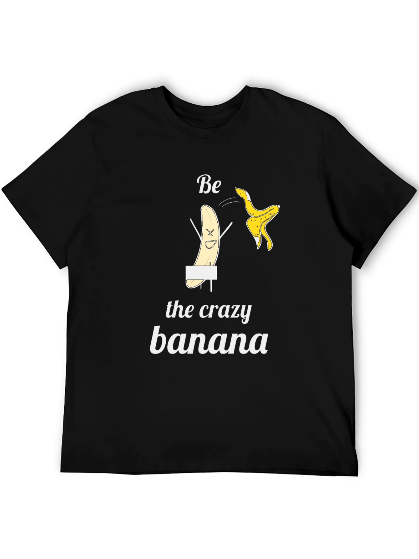 Black Crazy Banana Graphic T-Shirt - Peel Out! view 5