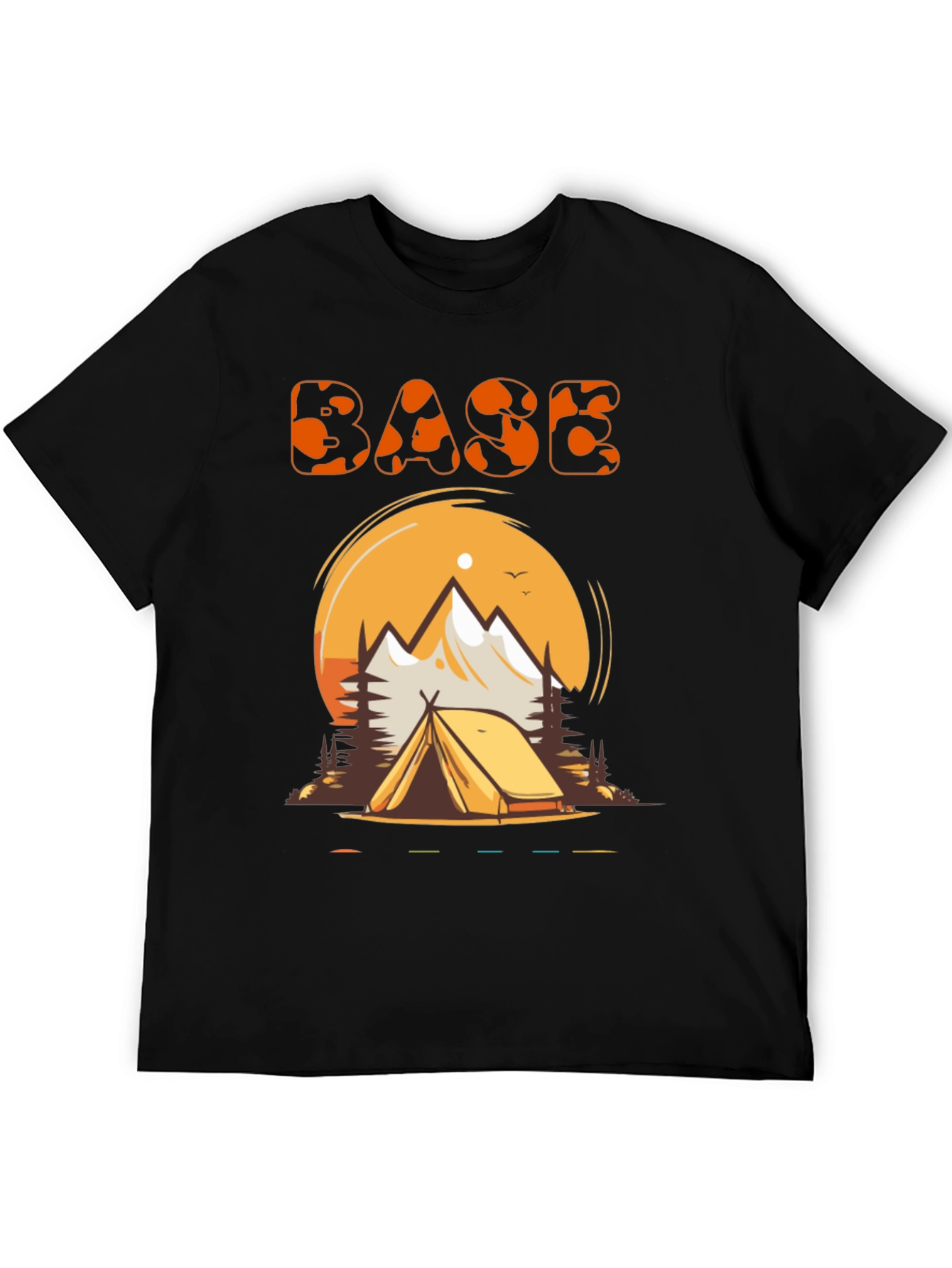 Black Base Camp Adventure T-Shirt view 5