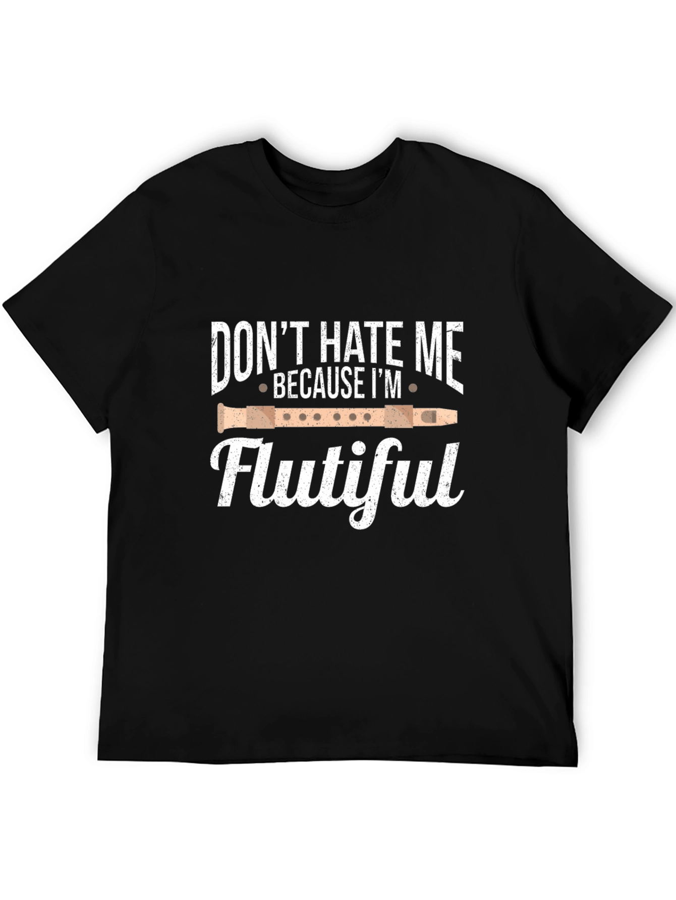 Black Don't Hate Me Flutiful Black T-Shirt view 5