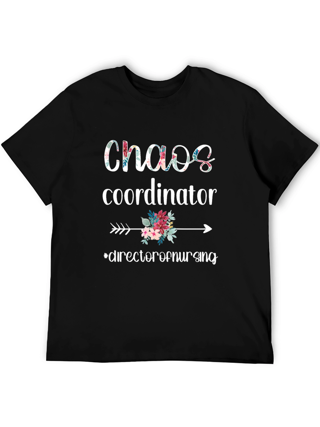 Black Chaos Coordinator - Director of Nursing T-Shirt view 5