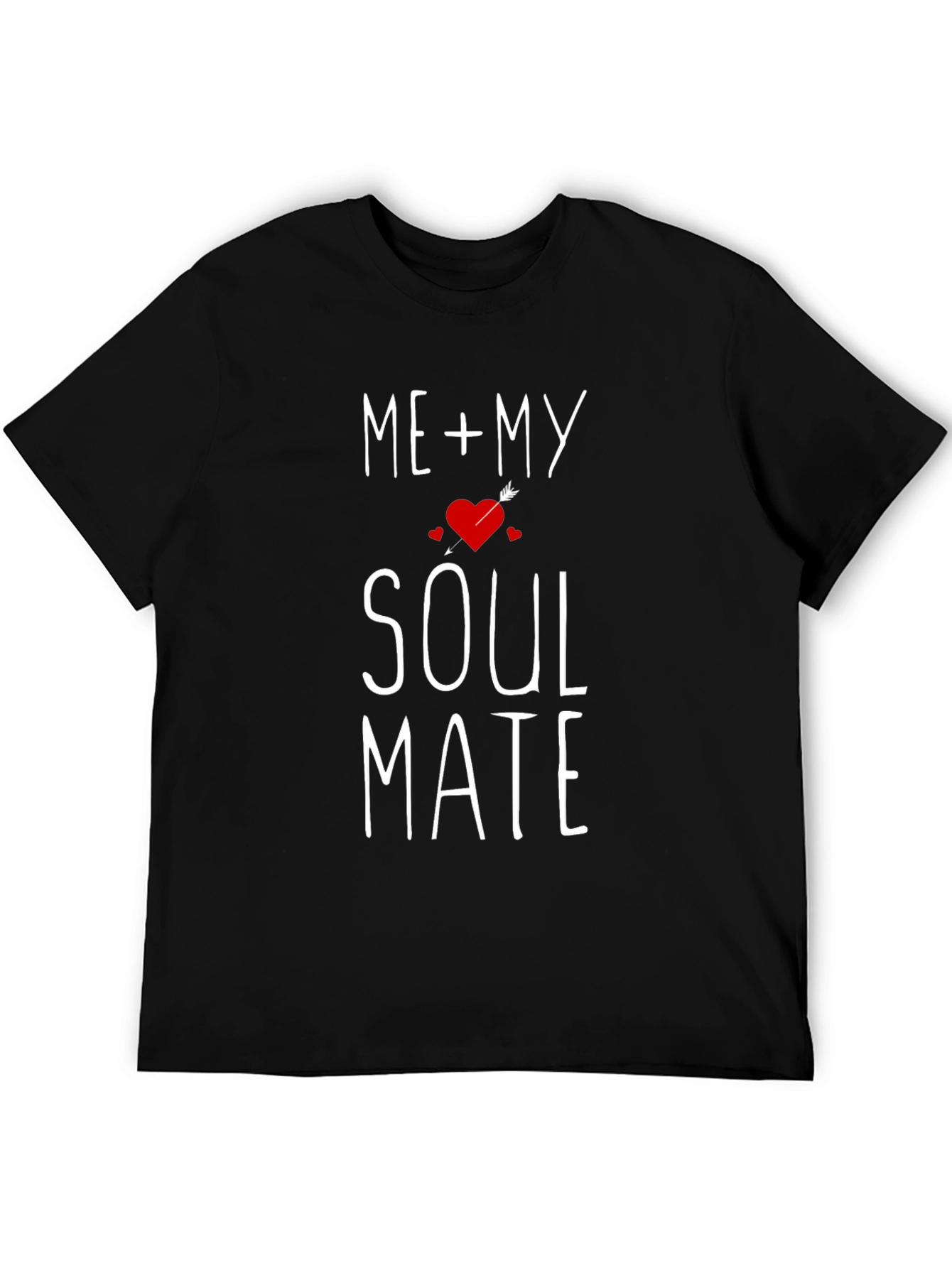 Black Me + My Soulmate Graphic Tee - Valentine's Day Gift view 5