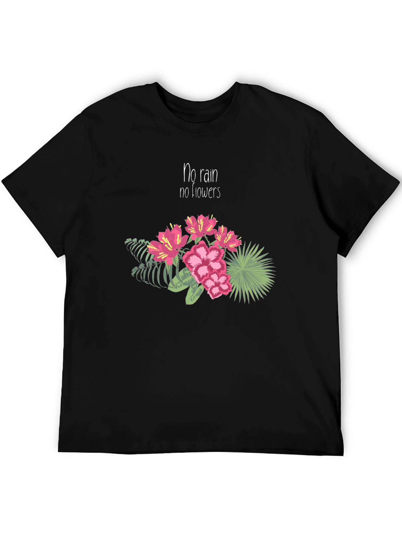 Black No Rain No Flowers Graphic Tee view 5