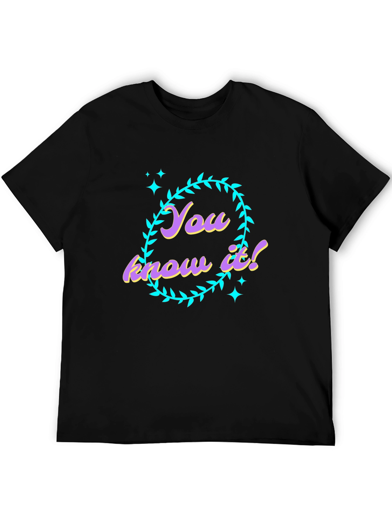 Black You Know It! Graphic Tee - Black T-Shirt view 5