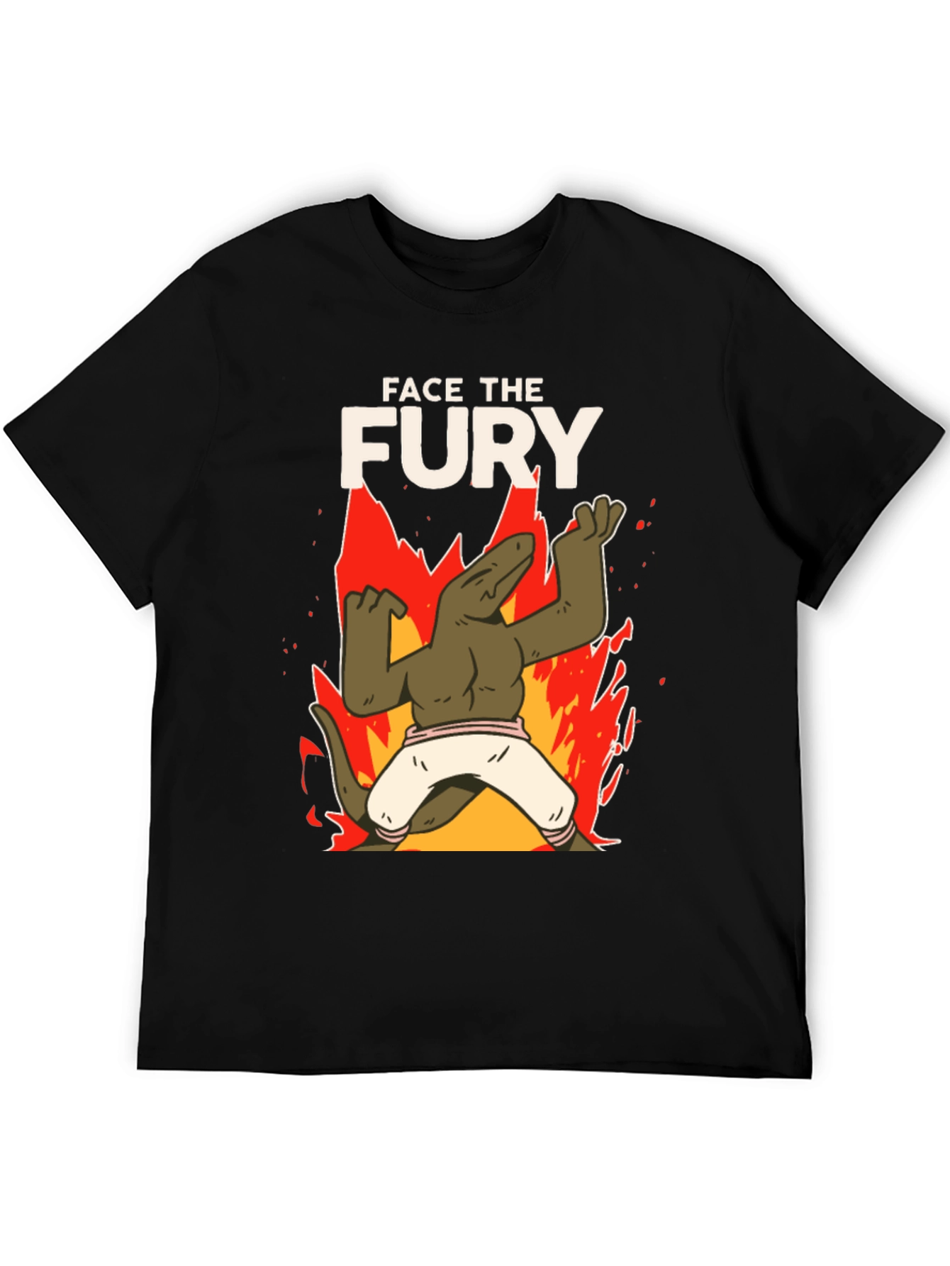 Black Face the Fury T-Shirt view 5