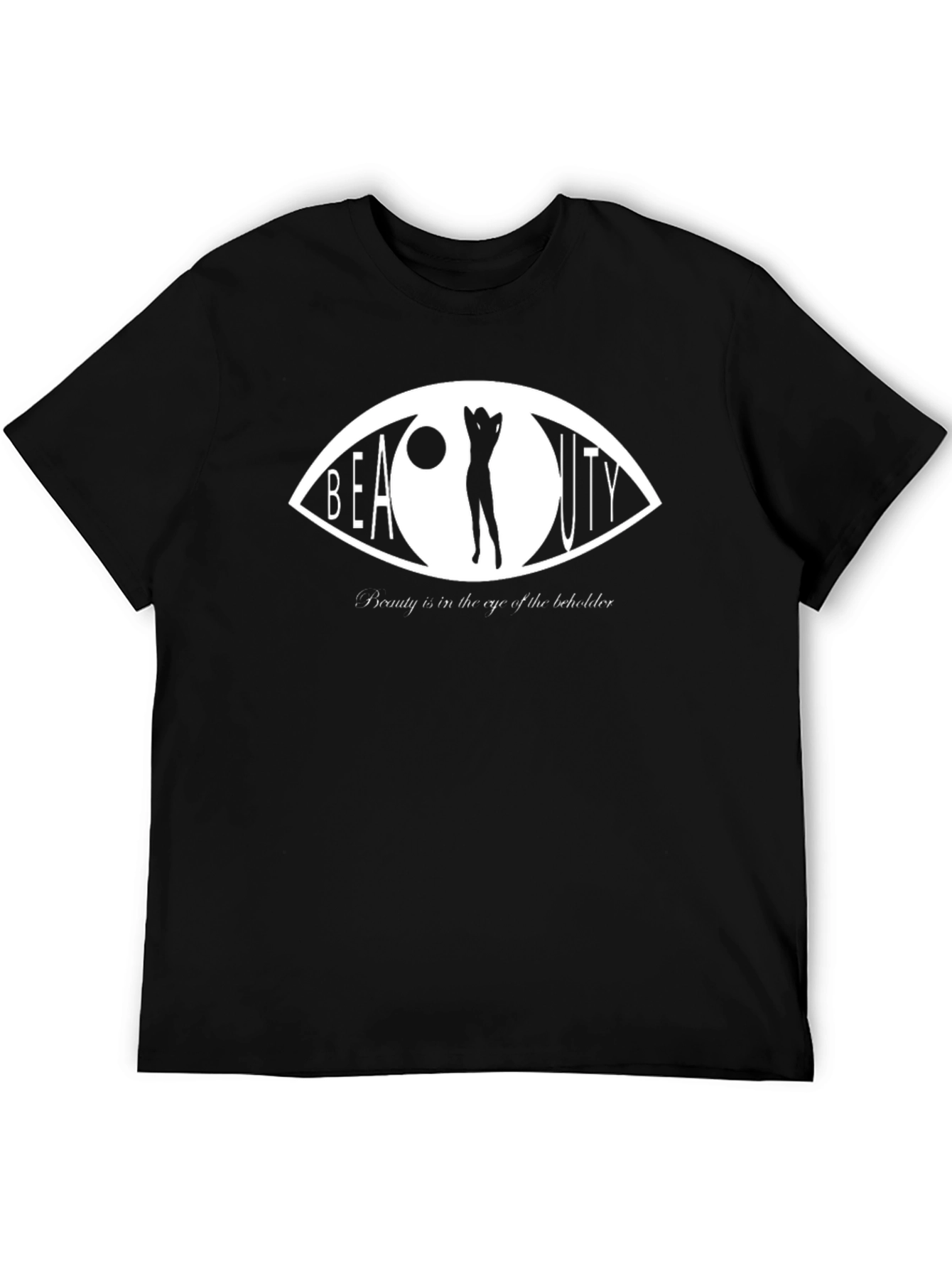Black Eye of Beauty Graphic T-Shirt - Black view 5