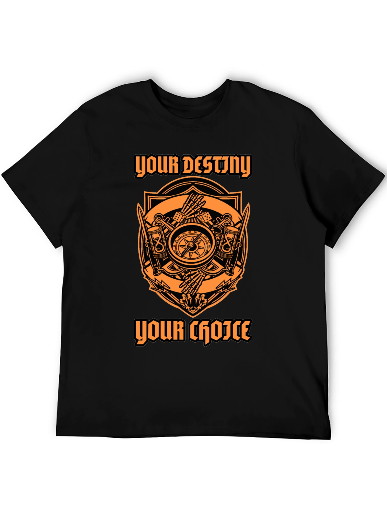 Black Destiny Choice Graphic Tee - Black view 5