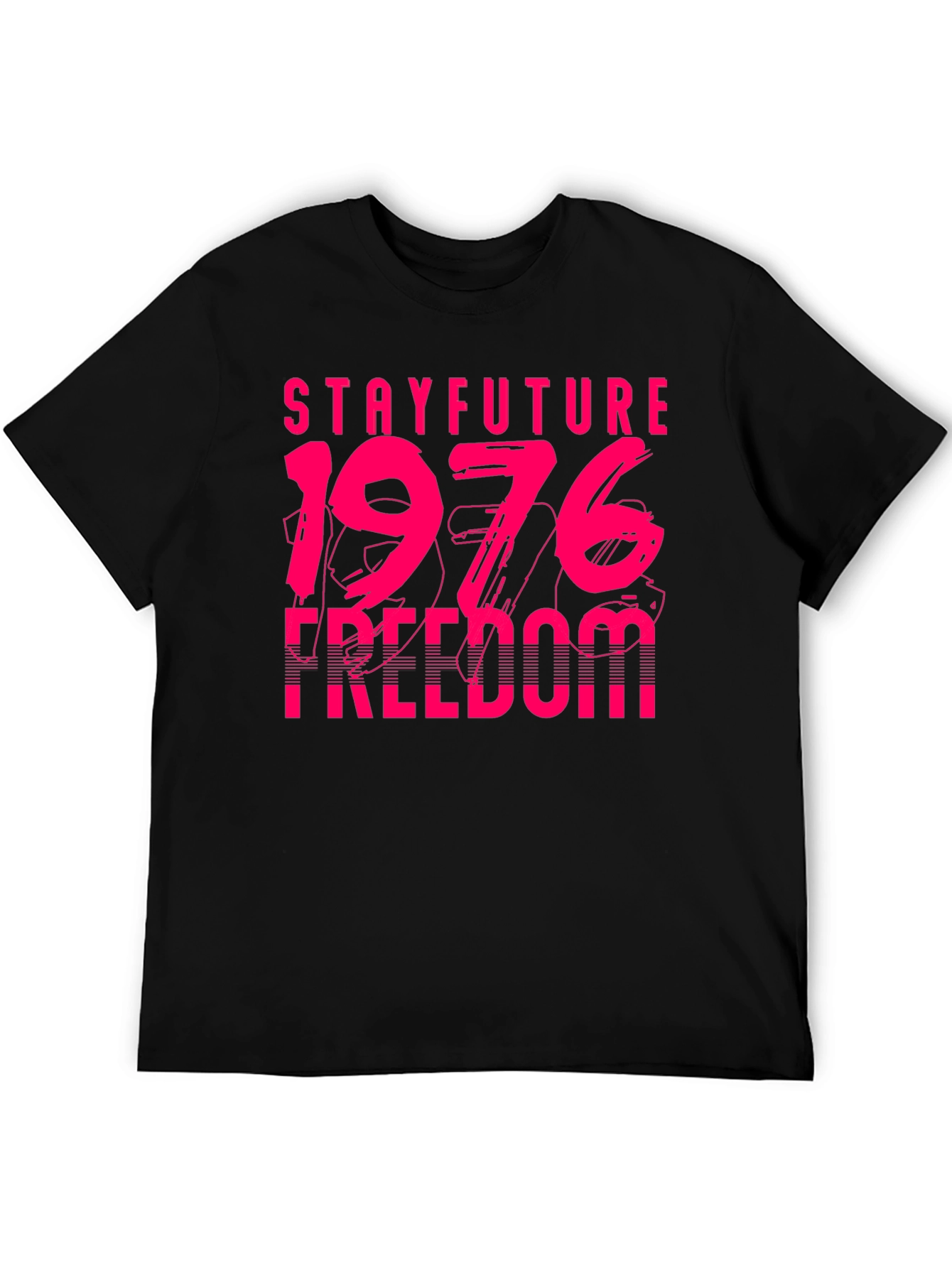 Black Stay Future 1976 Freedom Graphic Tee view 5