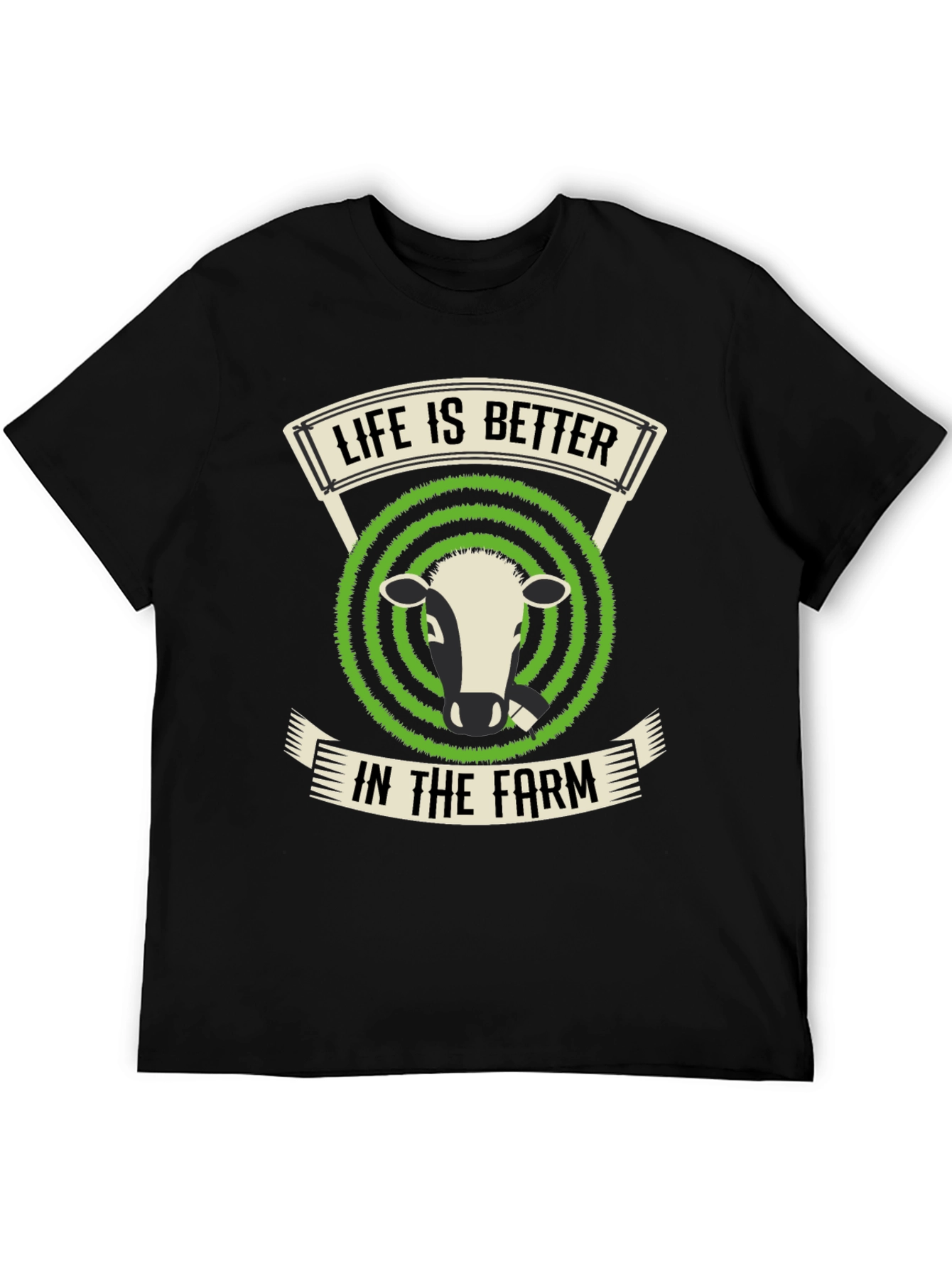 Black Life is Better in The Farm T-Shirt view 5