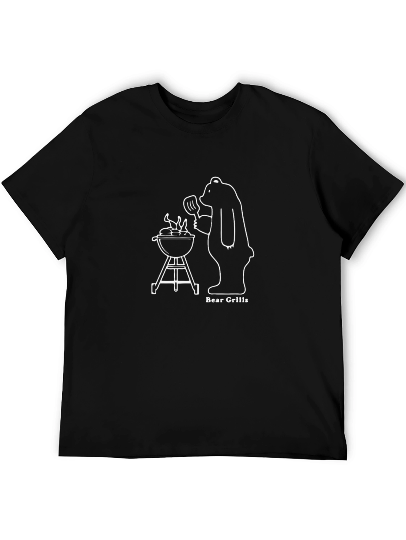 Black Bear Grills T-Shirt - BBQ Funny Tee view 5