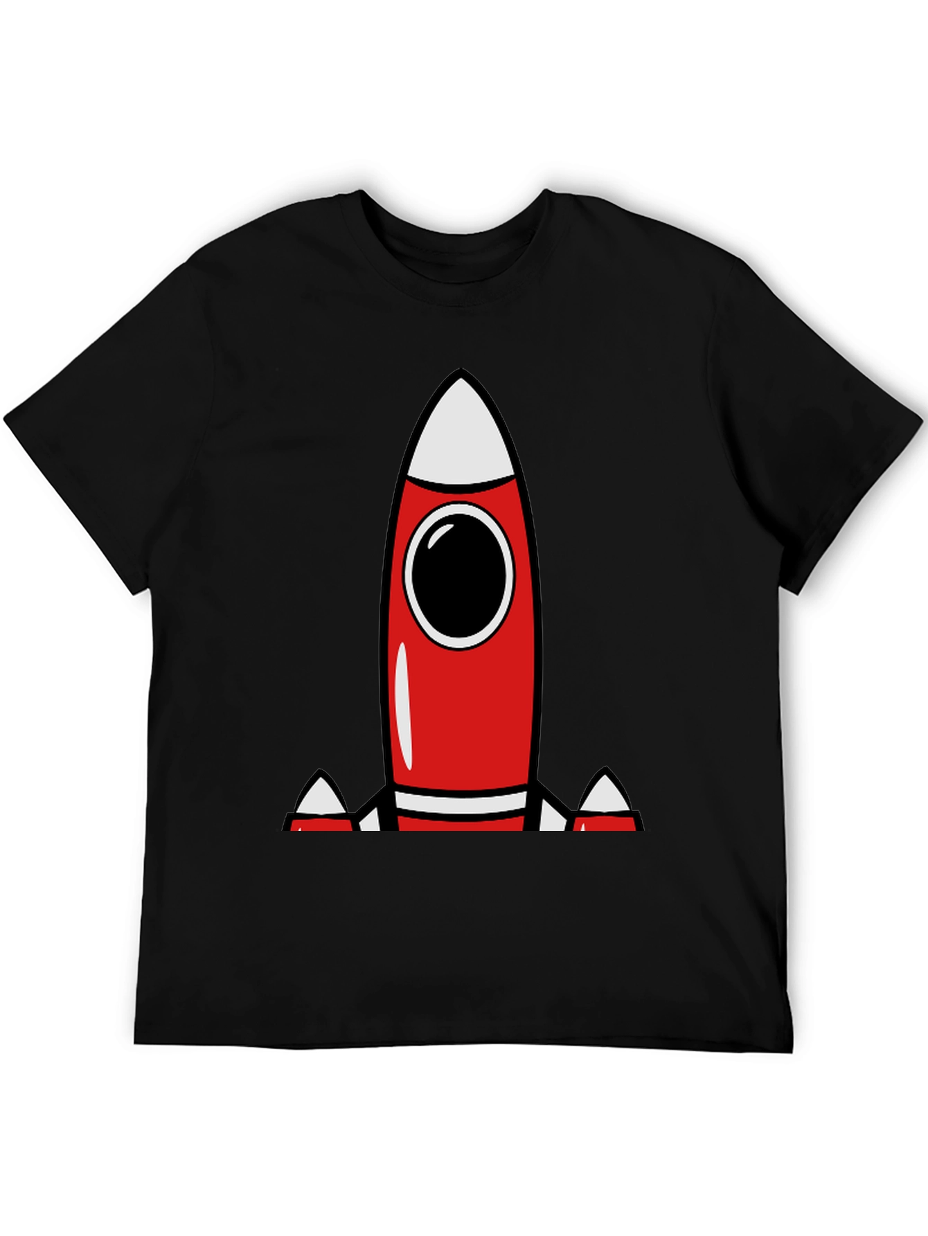 Black Rocket T-Shirt - Blast Off in Style! view 5