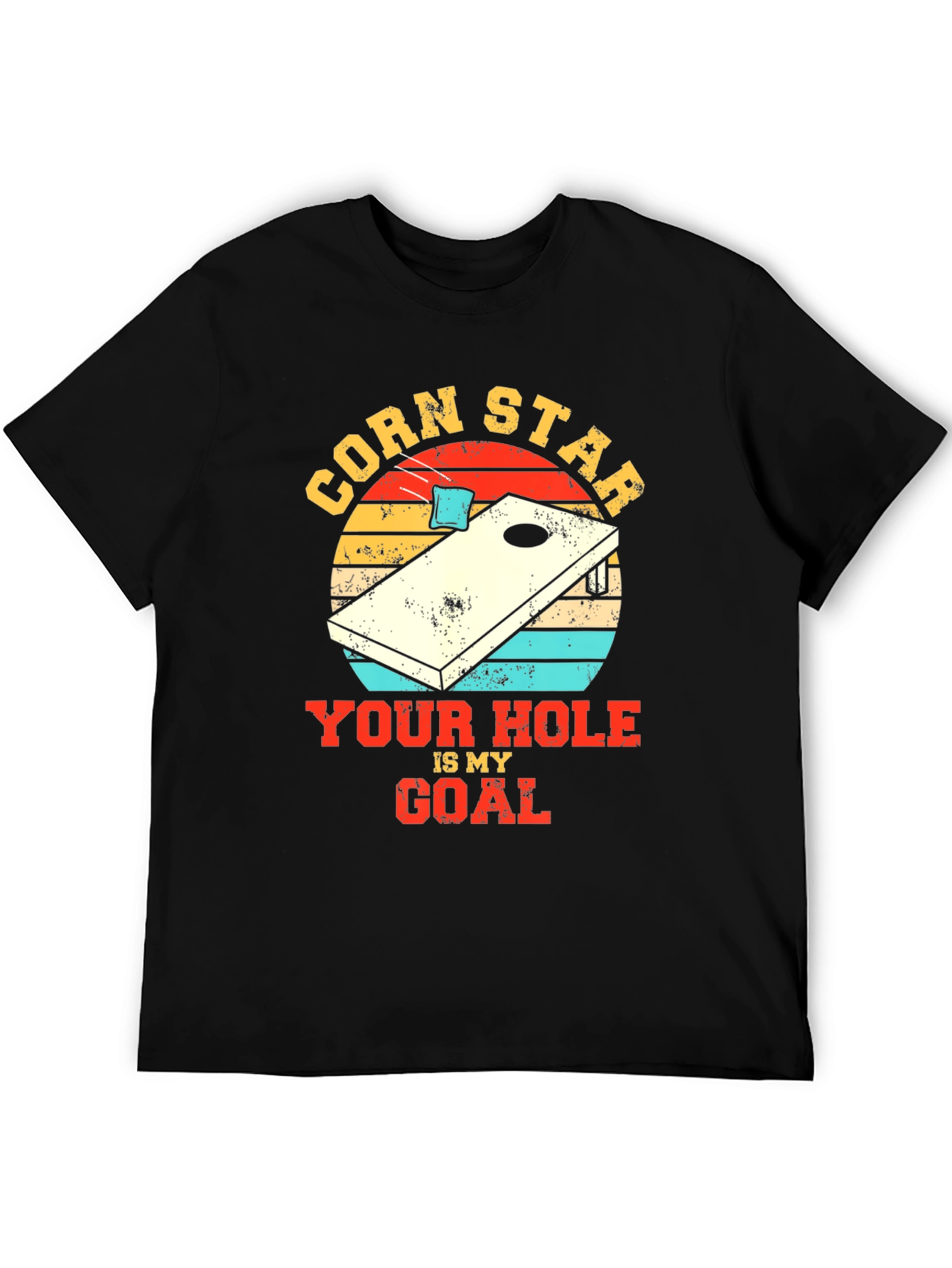 Black Corn Star T-Shirt - Your Hole Is My Goal view 5