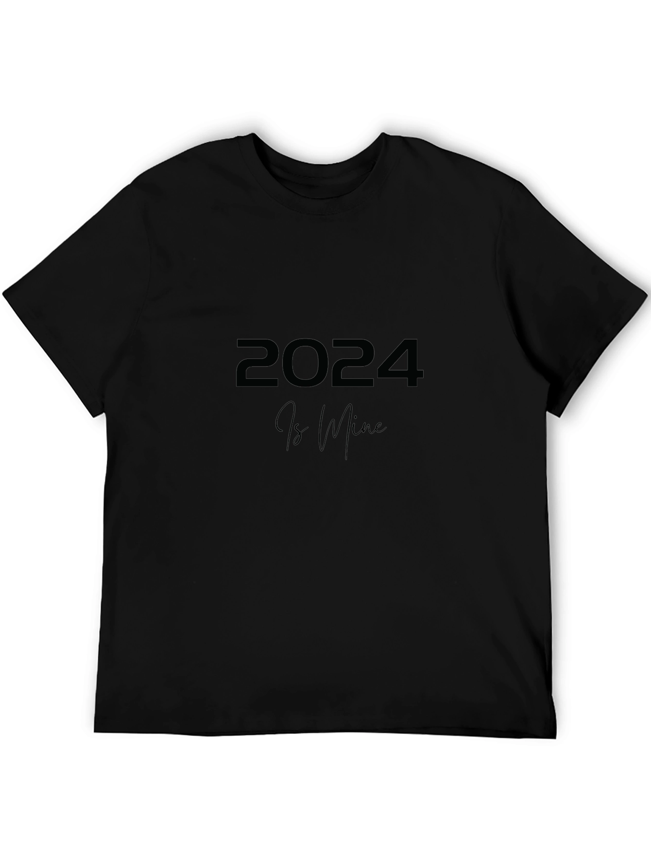 Black 2024 Is Mine Graphic T-Shirt - Black view 5