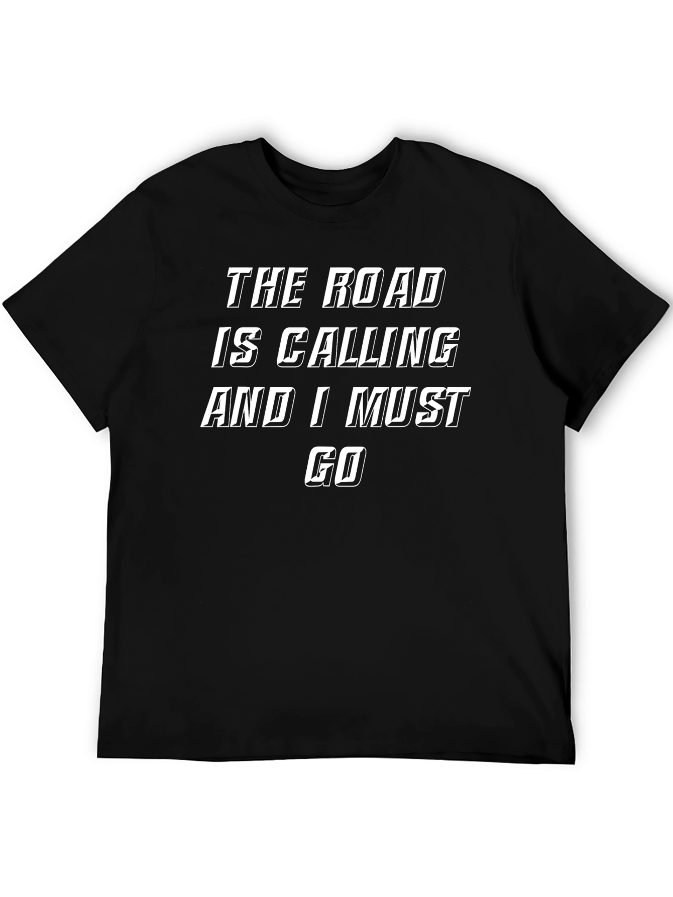 Black The Road is Calling T-Shirt view 5