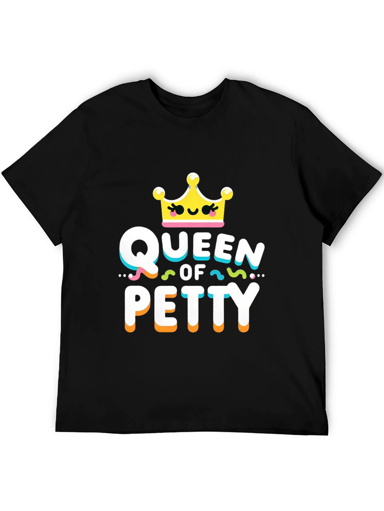 Black Queen of Petty Graphic T-Shirt view 5