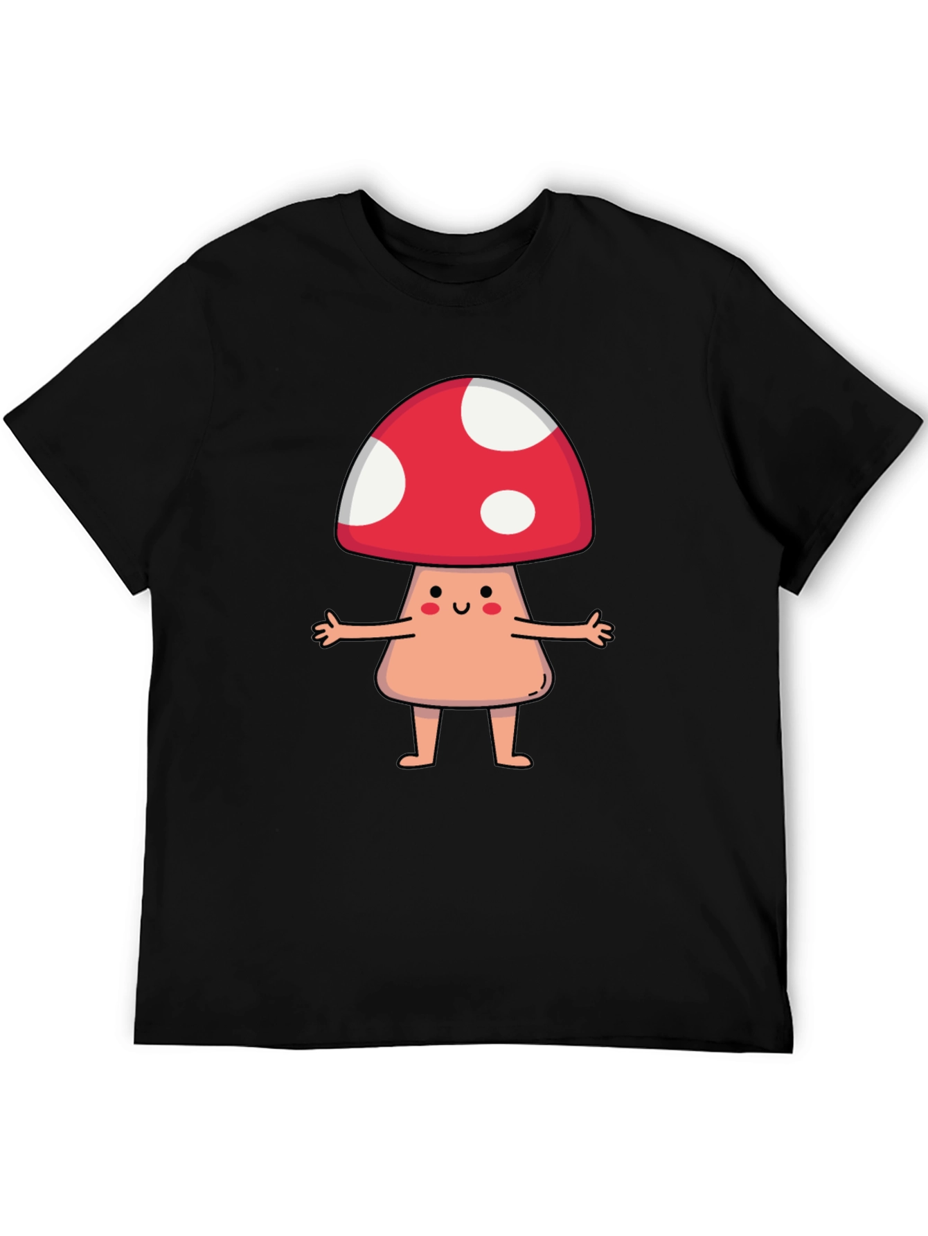 Mushroom Character Graphic Tee - 5
