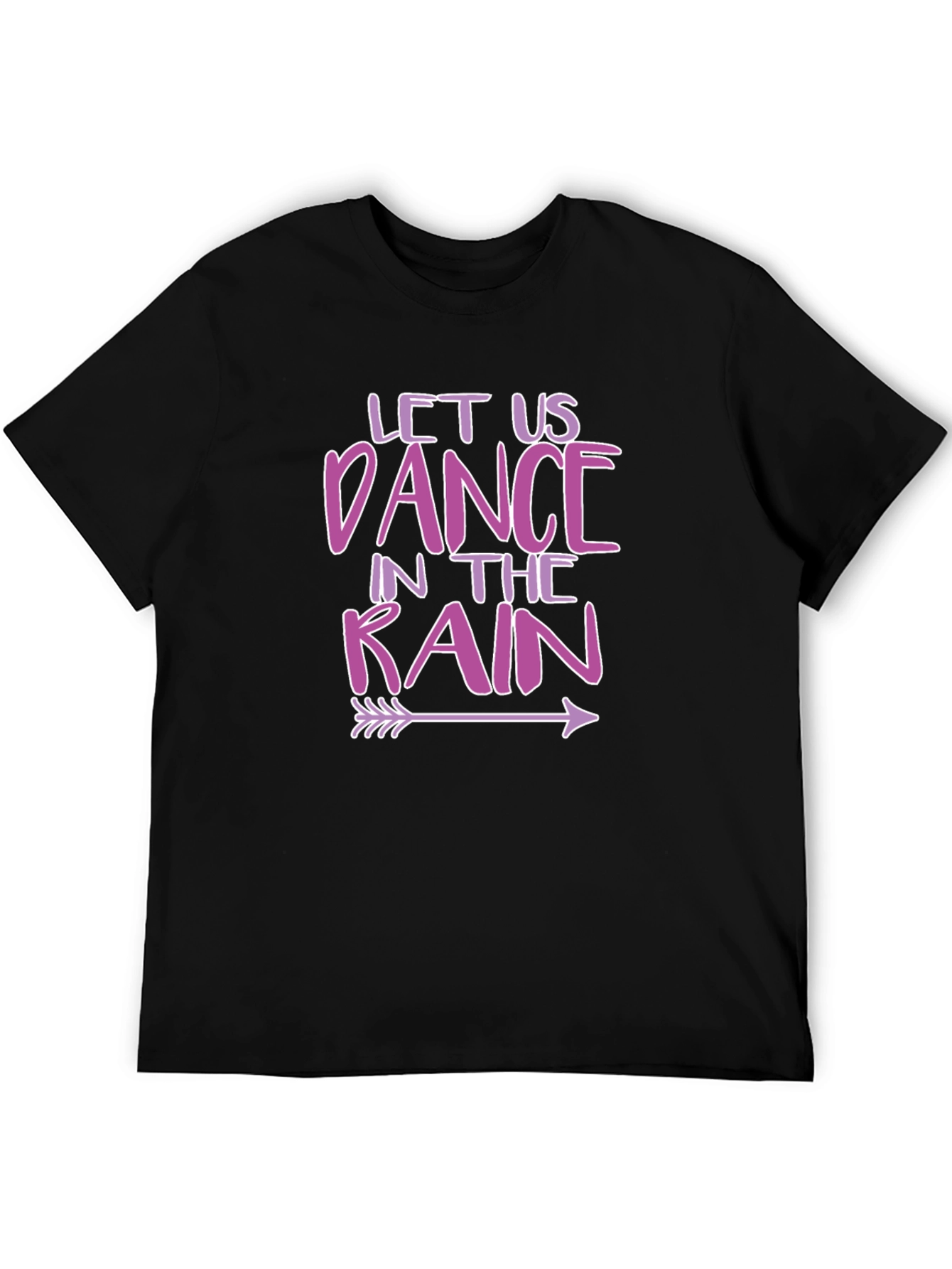 Black Dance in the Rain Graphic Tee - Unisex view 5