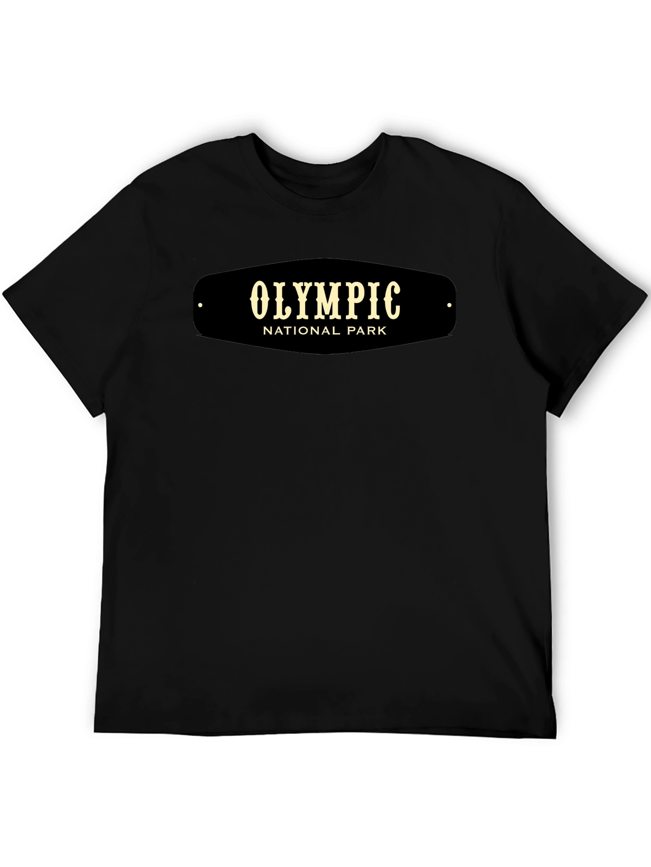 Black Olympic National Park Black T-Shirt view 5