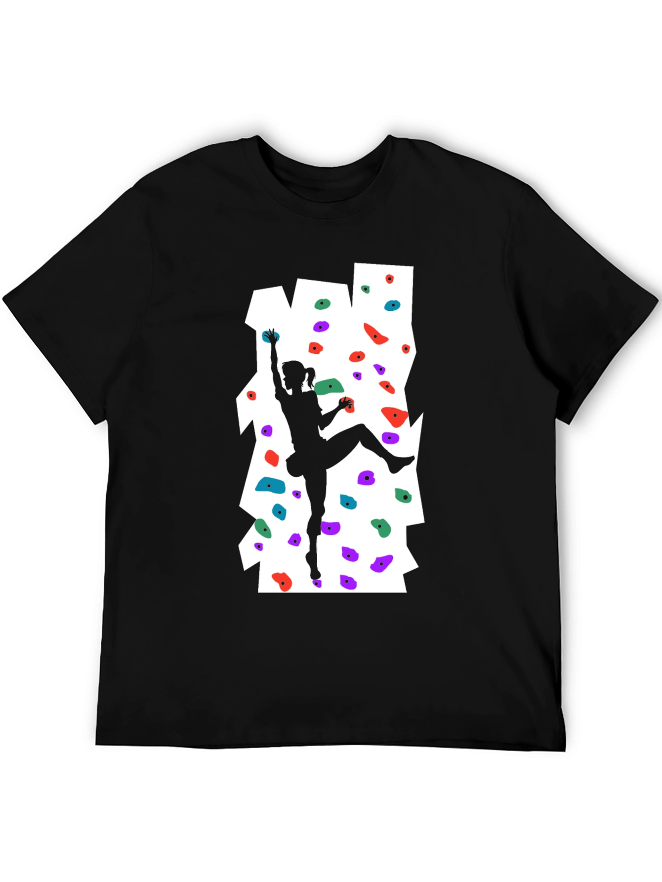 Black Climbing Graphic T-Shirt view 5