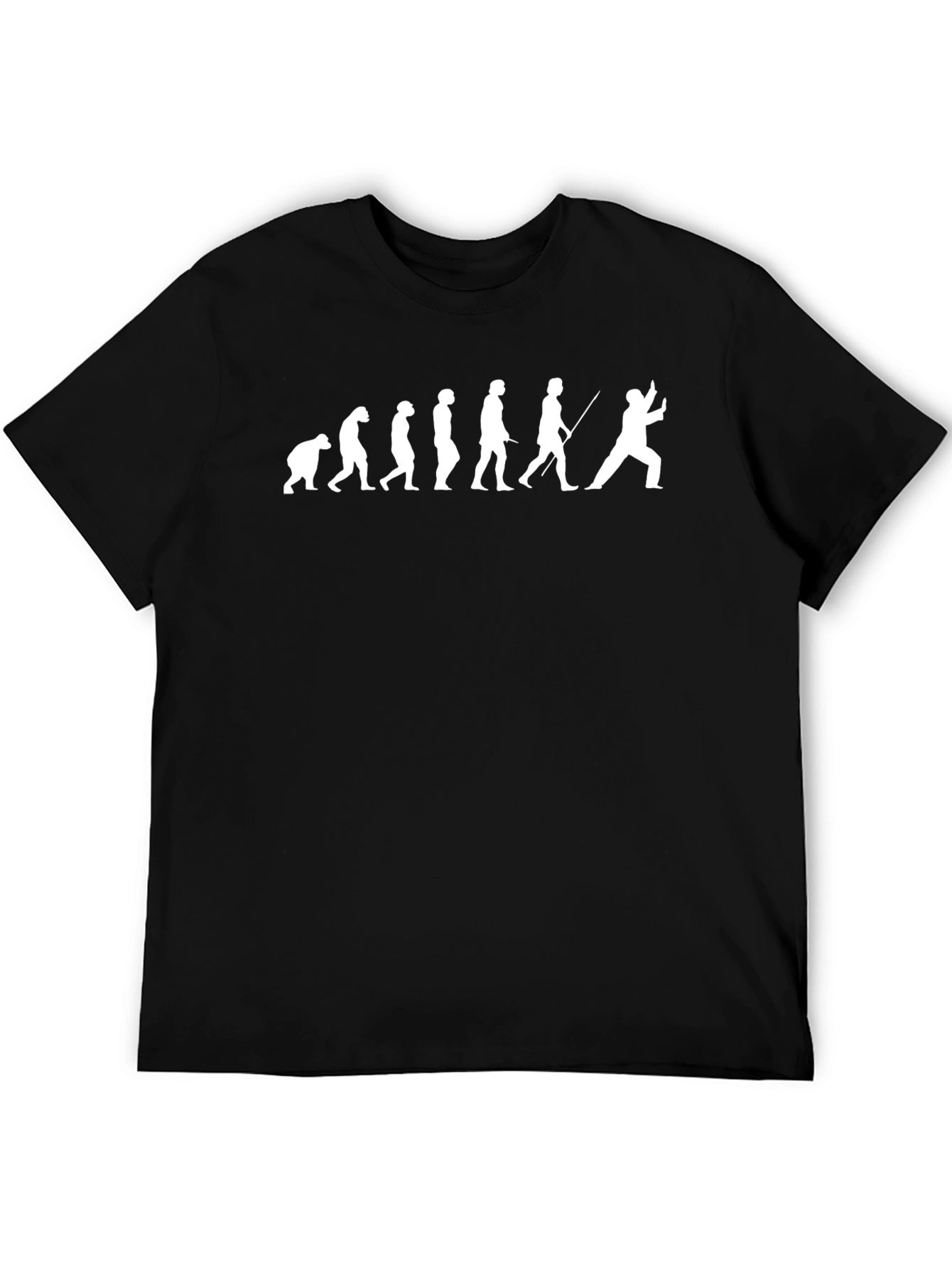 Black Fencing Evolution T-Shirt - Black view 5