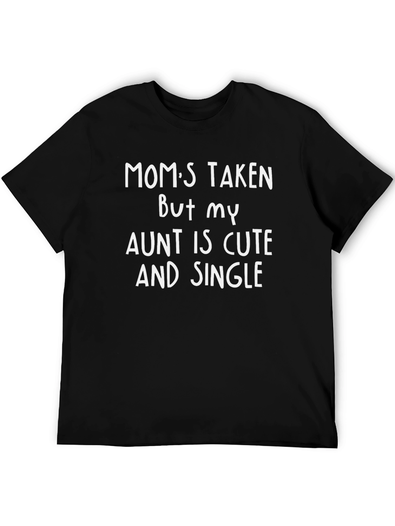Black Mom's Taken Aunt Single Novelty T-Shirt view 5