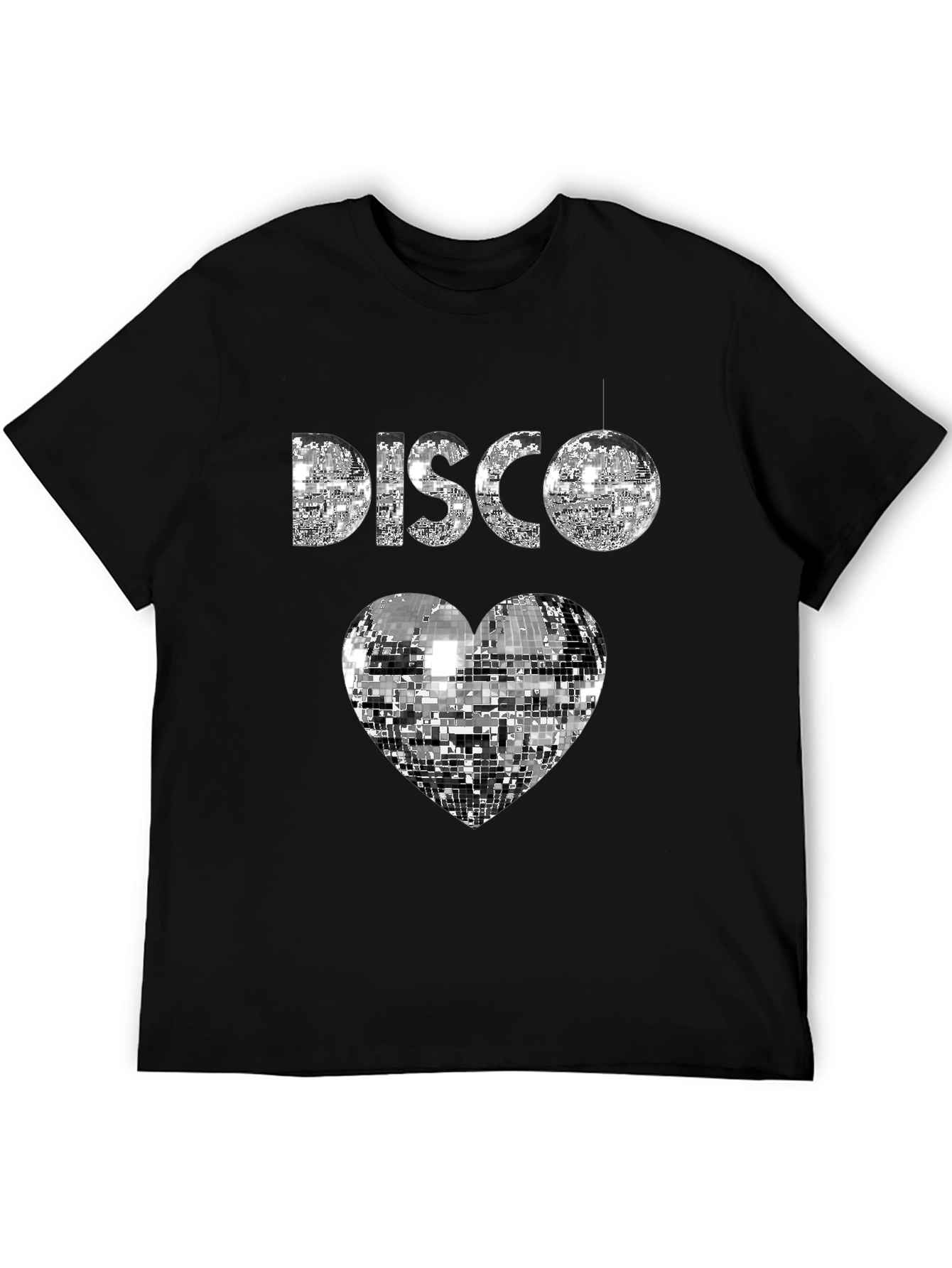 Black Disco Love Black T-Shirt view 5