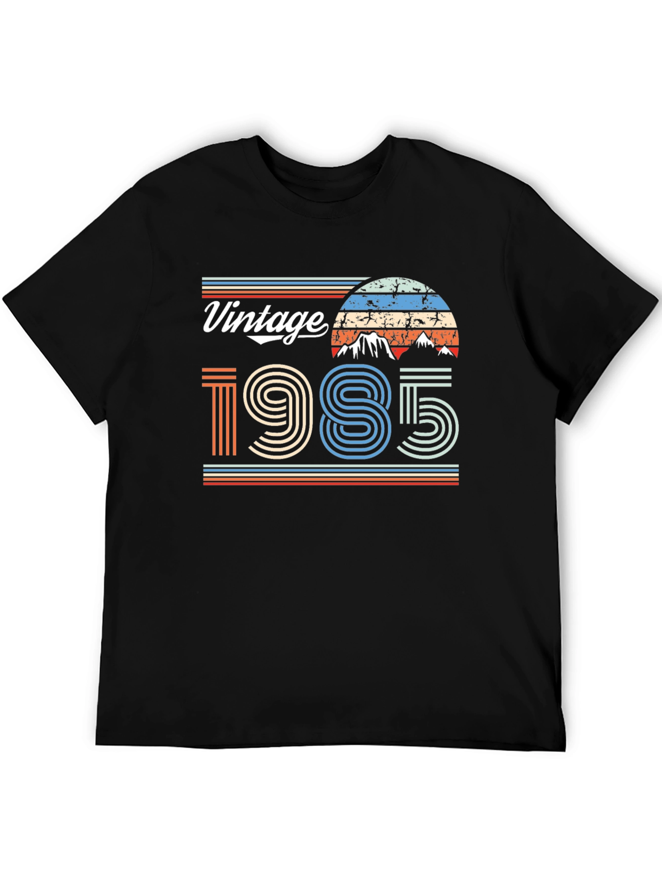 Black Vintage 1985 Graphic T-Shirt view 5
