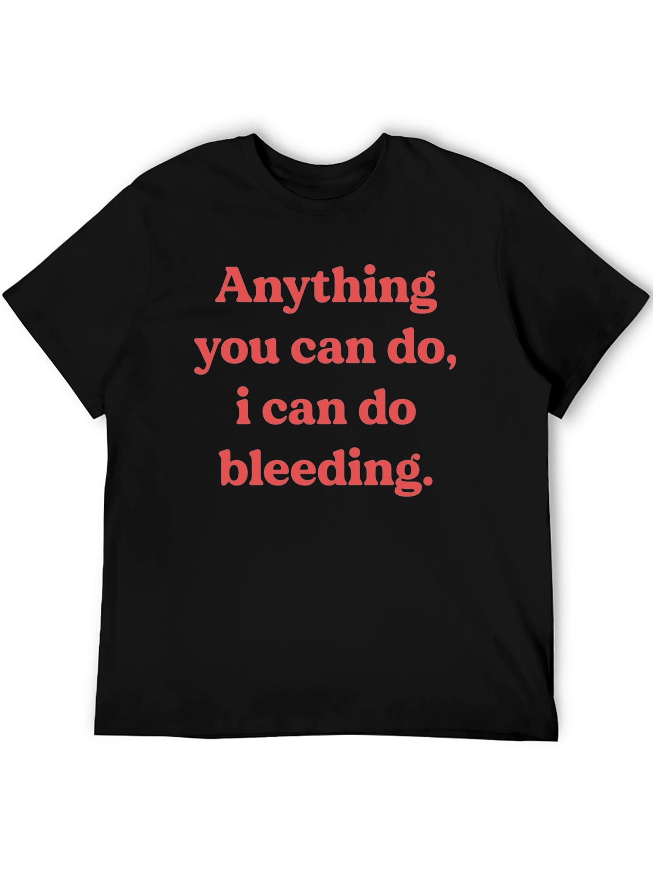 Black Funny Sarcastic Graphic Tee - Bleeding Sarcasm T-Shirt view 5