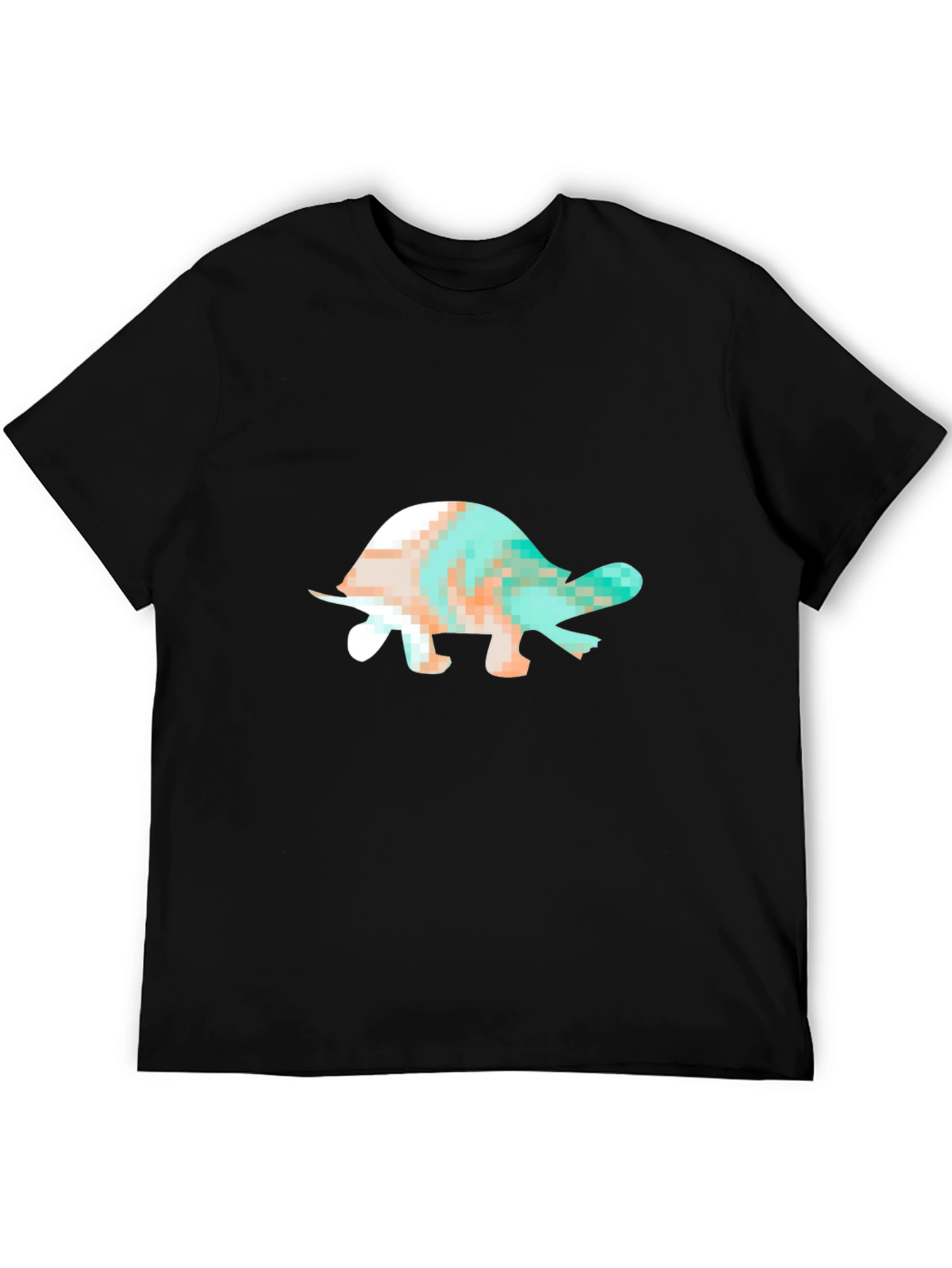 Black Turtle Graphic Black T-Shirt view 5