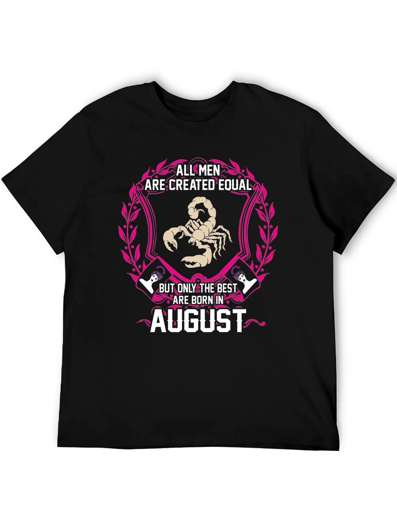 August Birthday Scorpion Men's Graphic Tee - 5