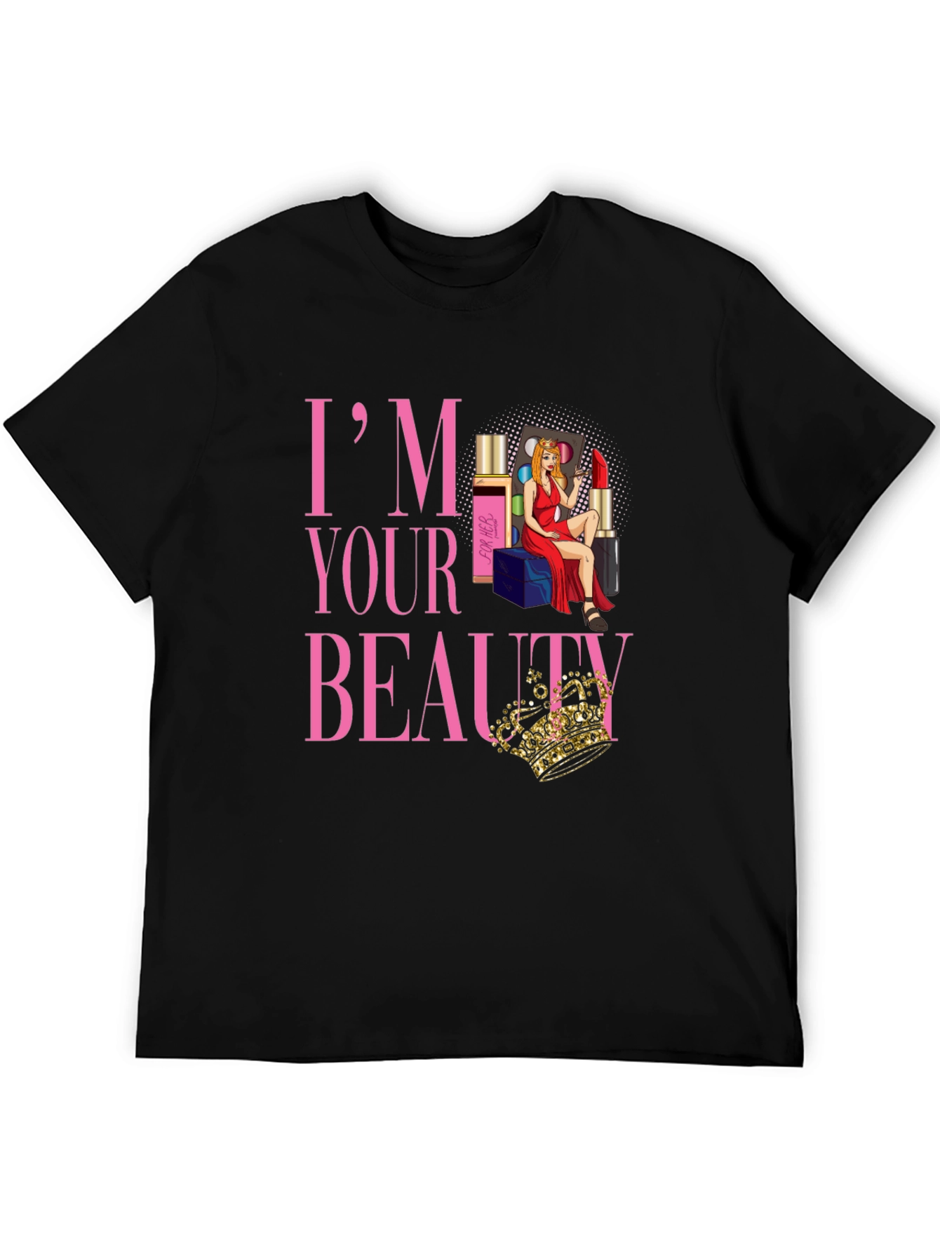 Black I'm Your Beauty T-Shirt view 5