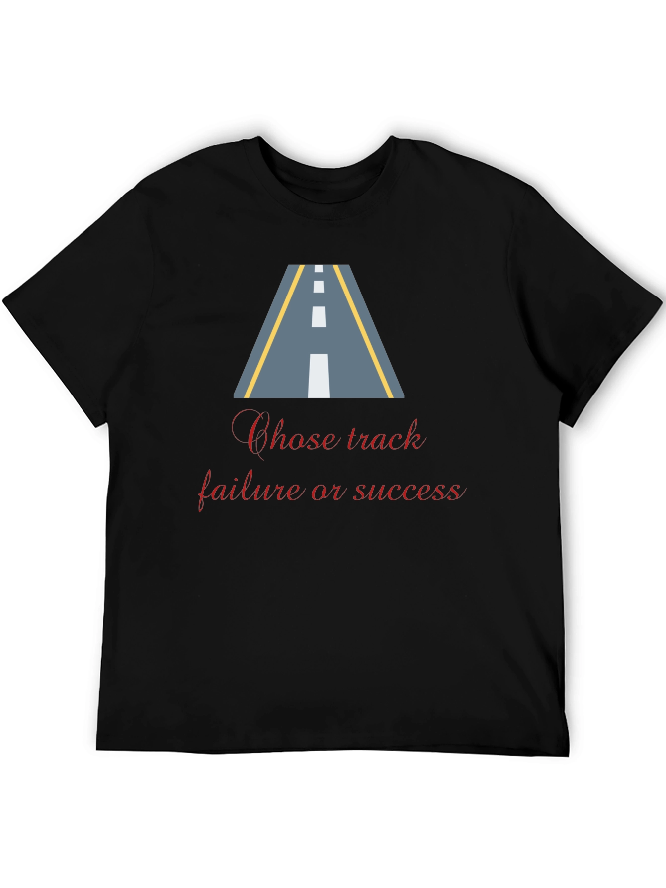 Black Success Road T-Shirt view 5