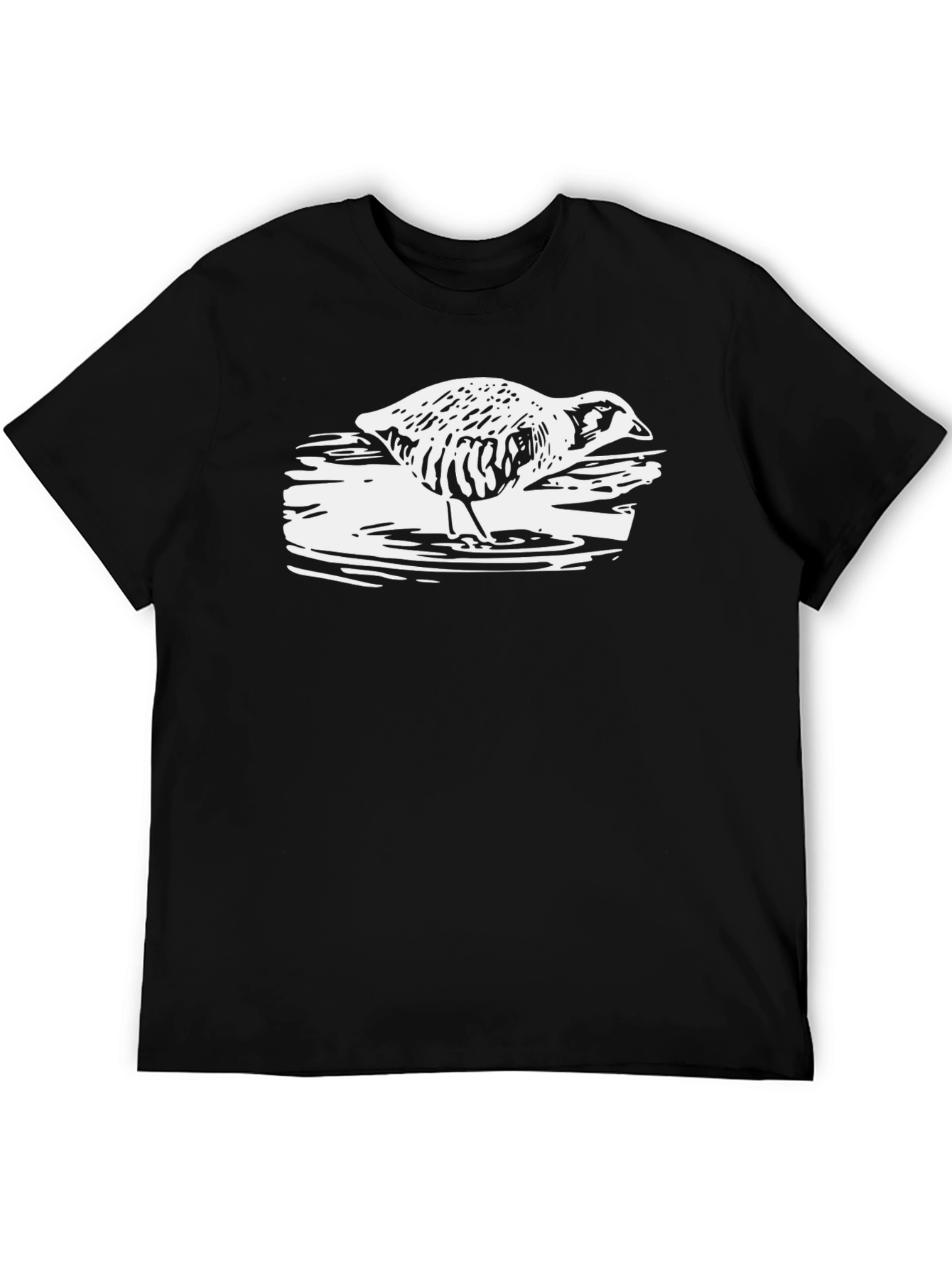 Black Duck Graphic Black T-Shirt view 5