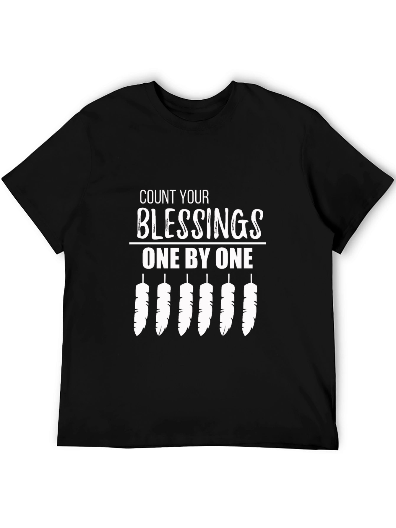Black Count Your Blessings T-Shirt view 5