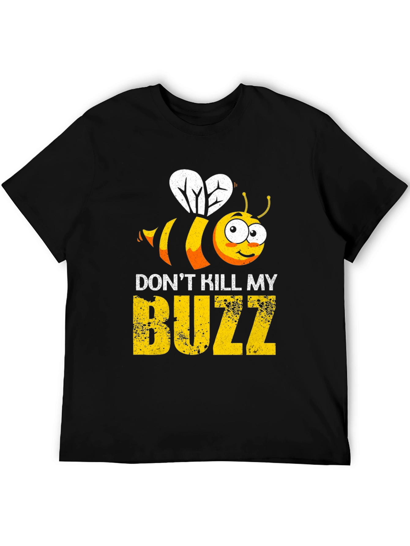 Black Don't Kill My Buzz Graphic T-Shirt view 5