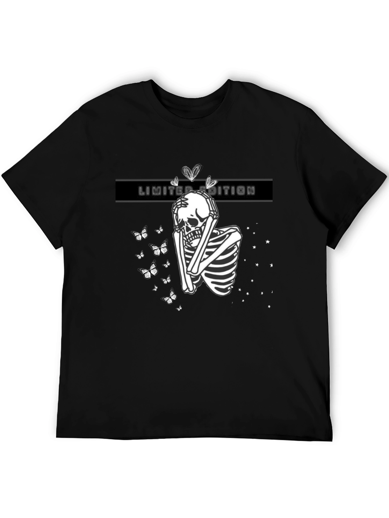 Black Limited Edition Skeleton Graphic Tee view 5