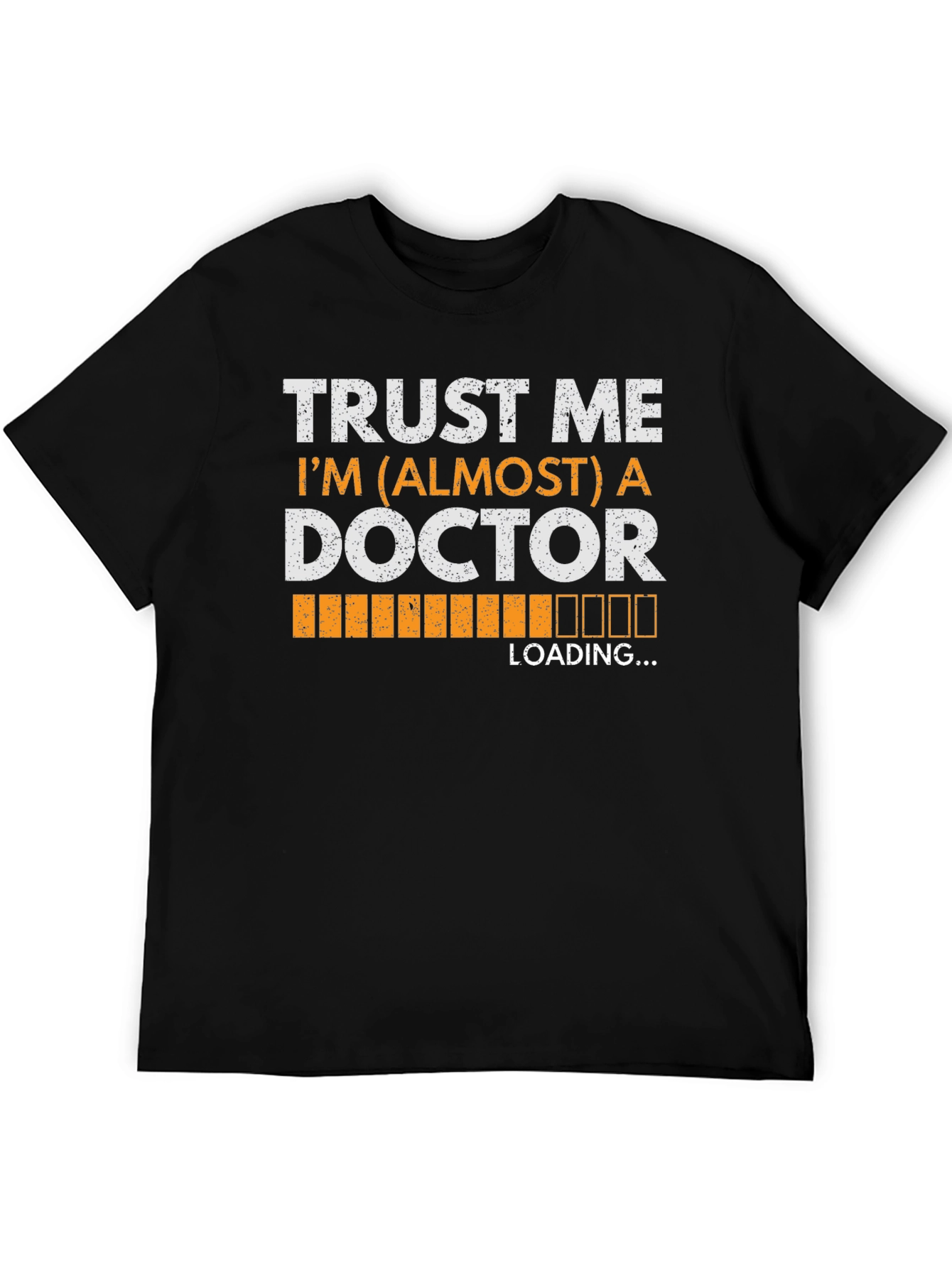 Black Trust Me, I'm Almost A Doctor Graphic T-Shirt view 5