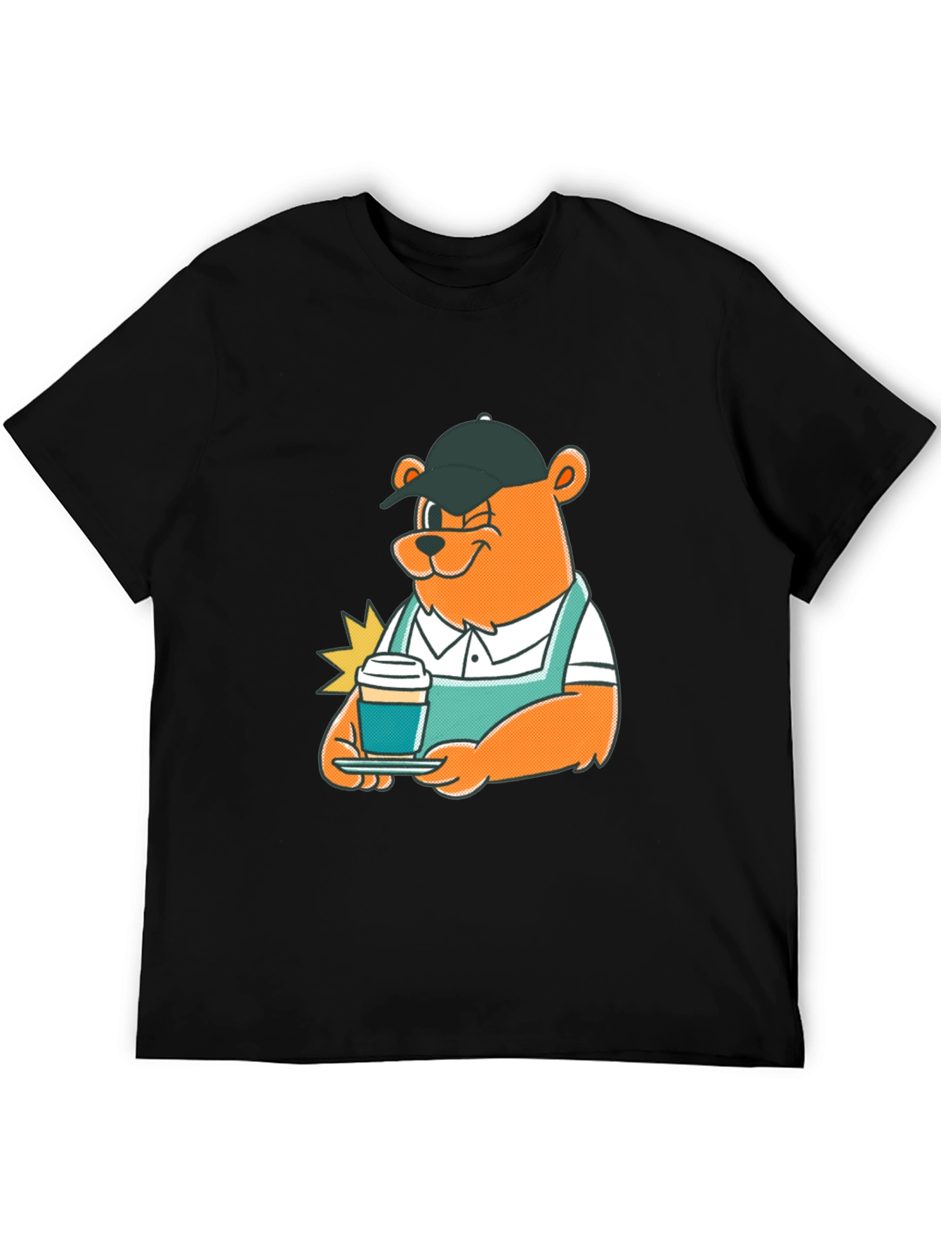 Black Bearista Brew T-Shirt view 5