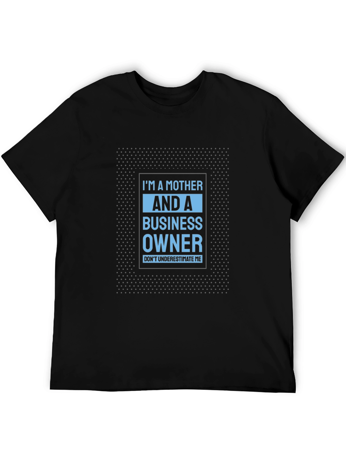 Black Mother & Business Owner T-Shirt - Black view 5