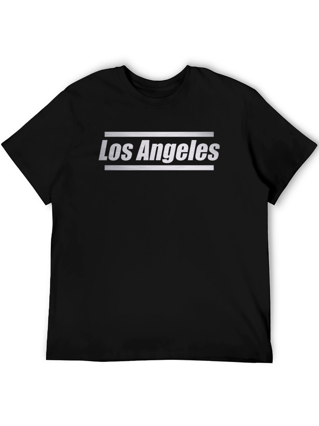 Black Los Angeles Graphic Tee - Modern City Style view 5