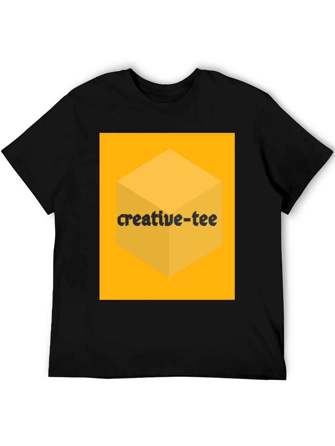 Black Creative-Tee Black Graphic T-Shirt view 5