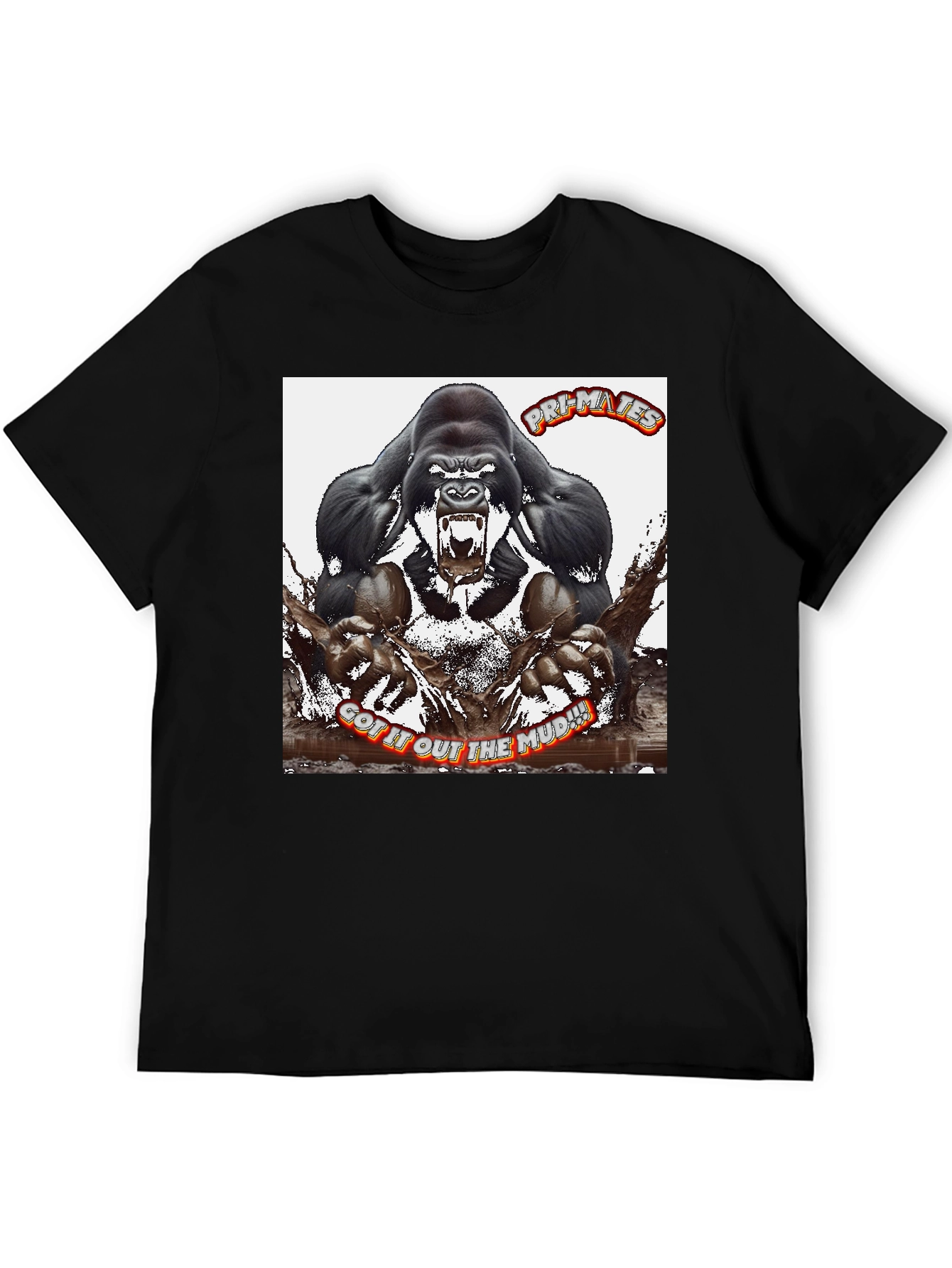 Black Pr-Mates Got It Out The Mud Graphic T-Shirt view 5