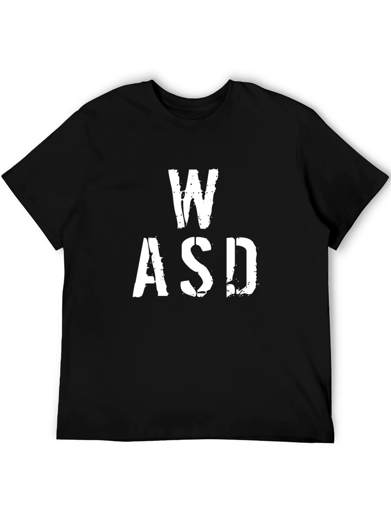 Black WASD Gaming T-Shirt - Black view 5