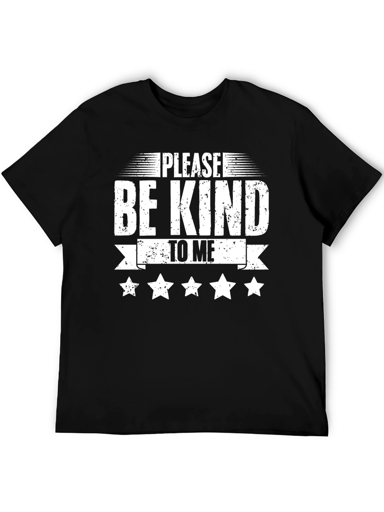 Black Please Be Kind To Me Graphic Tee view 5