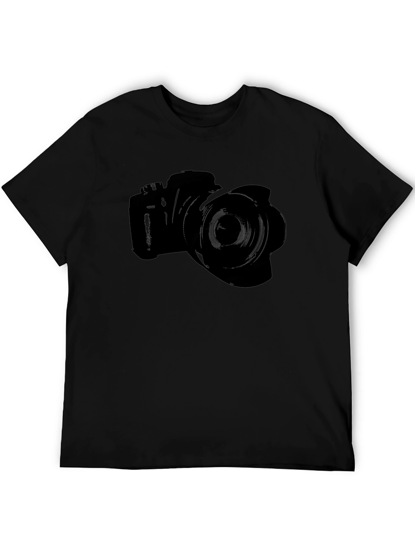 Black Camera Graphic Tee - Photographer's Must-Have view 5
