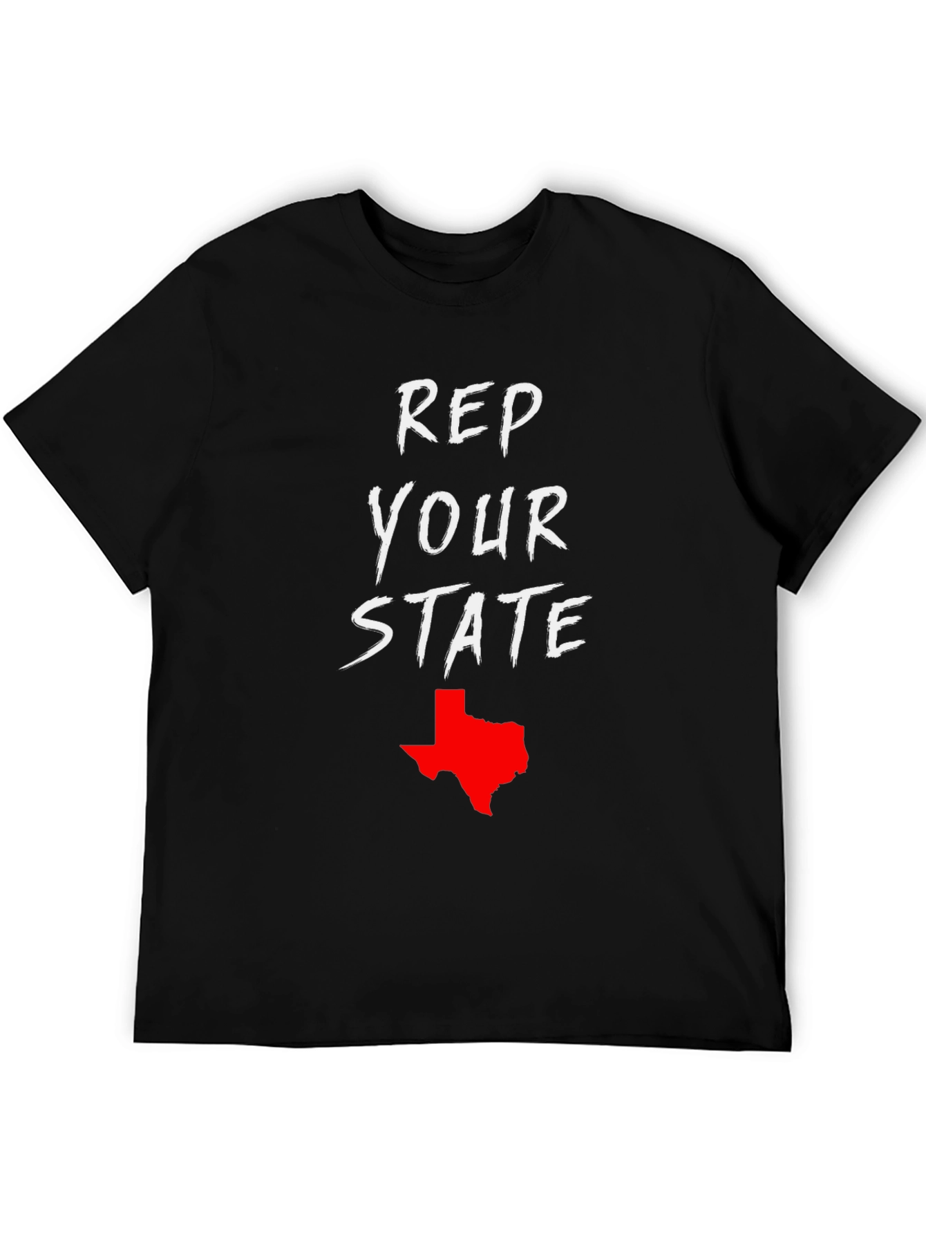 Black Rep Your State T-Shirt - Texas Pride Tee view 5