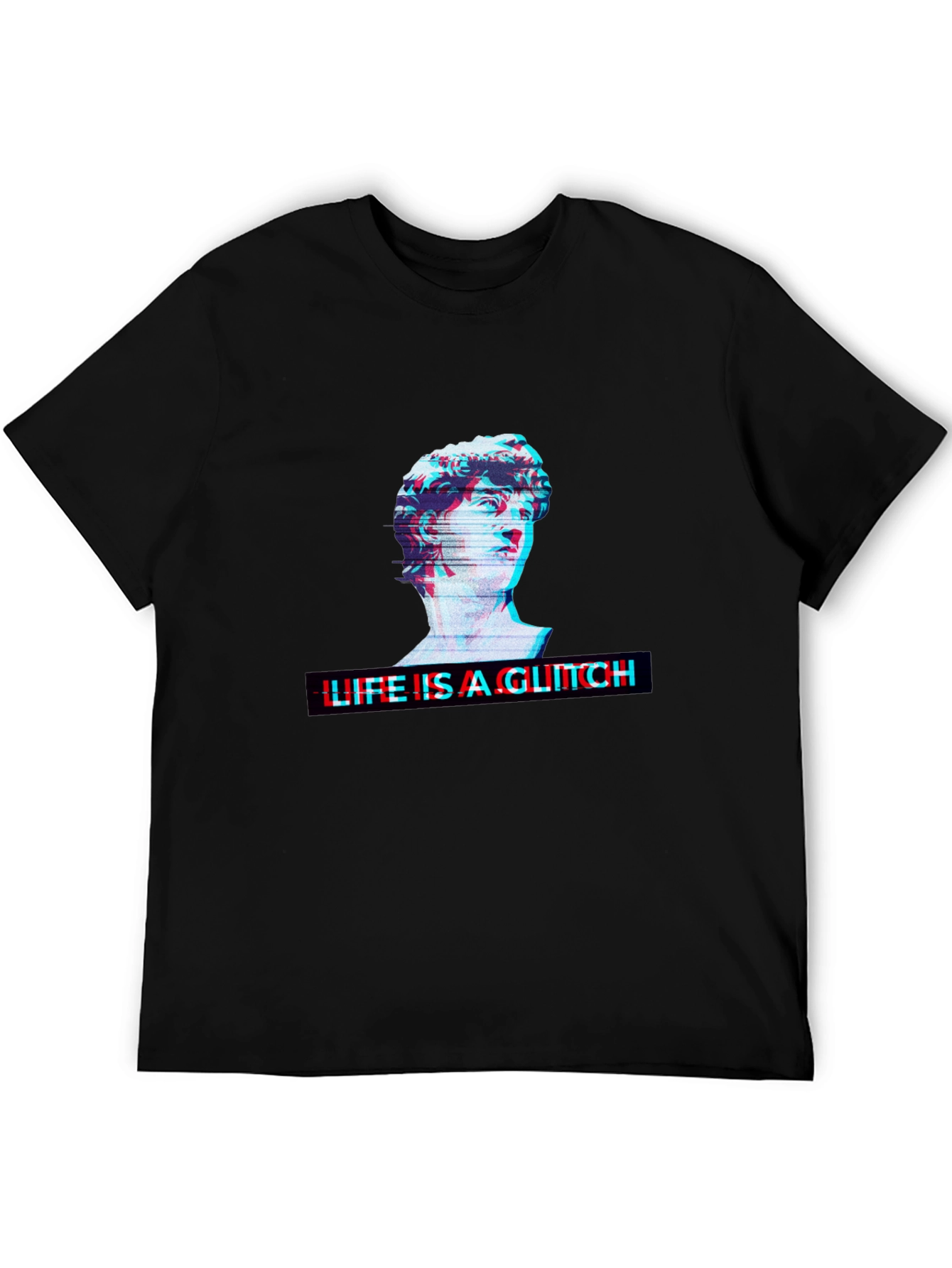 Glitch Art T-Shirt - Life is a Glitch Design - 5